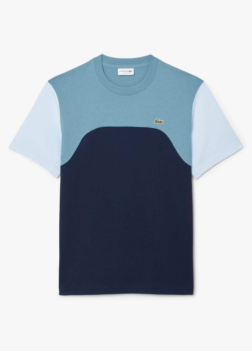 Голубая футболка Lacoste