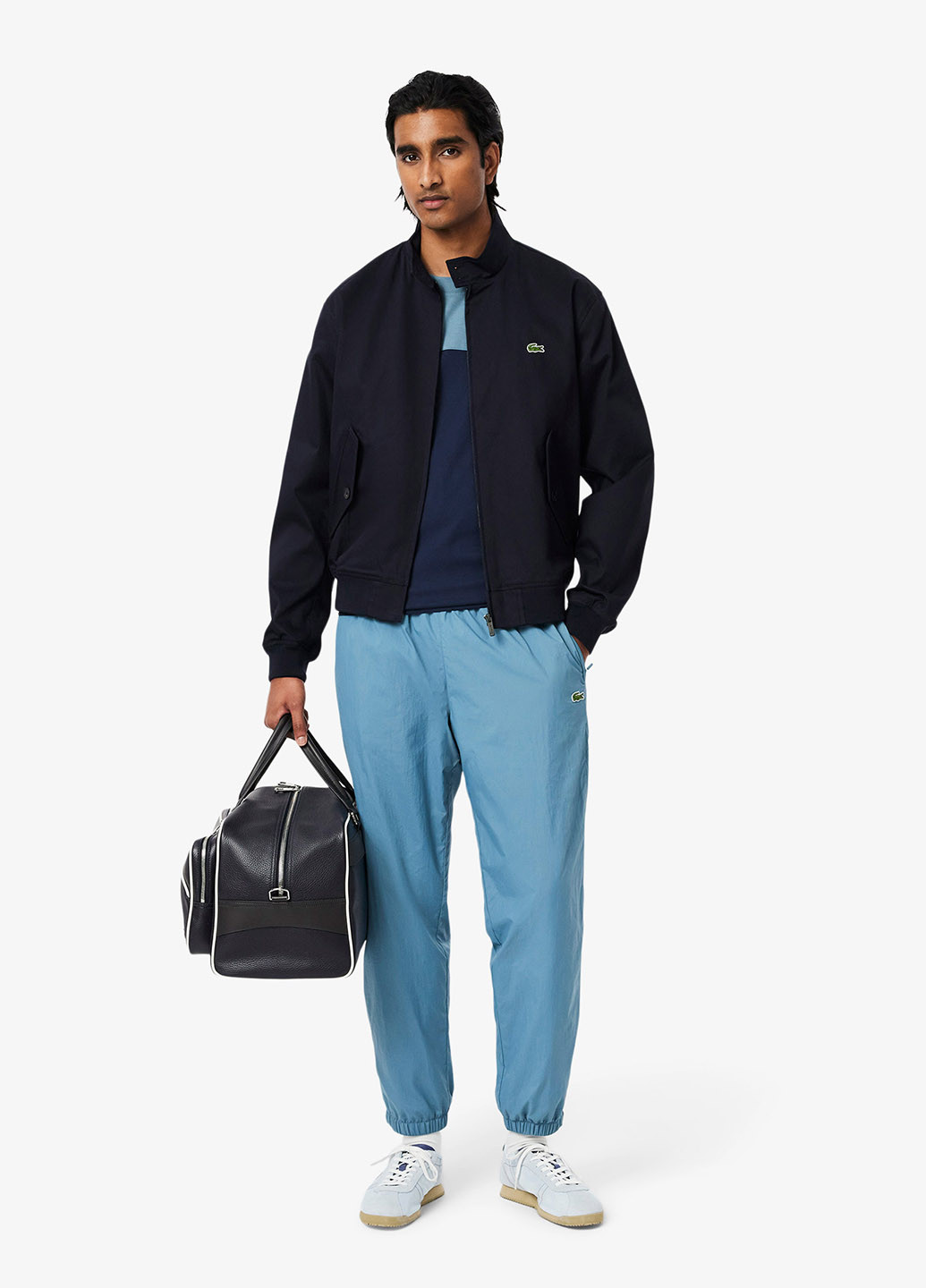 Голубая футболка Lacoste