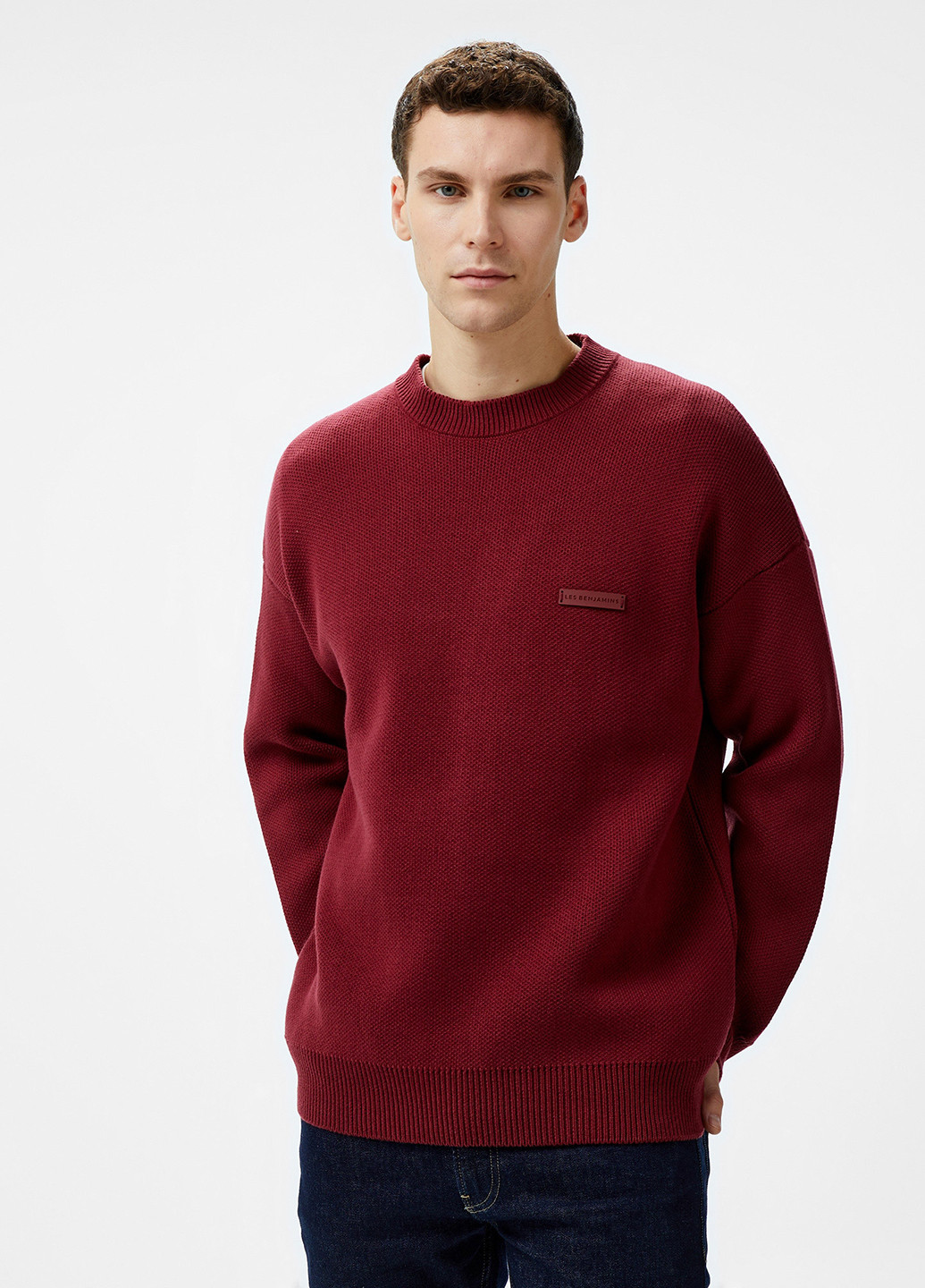 Вишневый демисезонный джемпер джемпер Les Benjamins 301