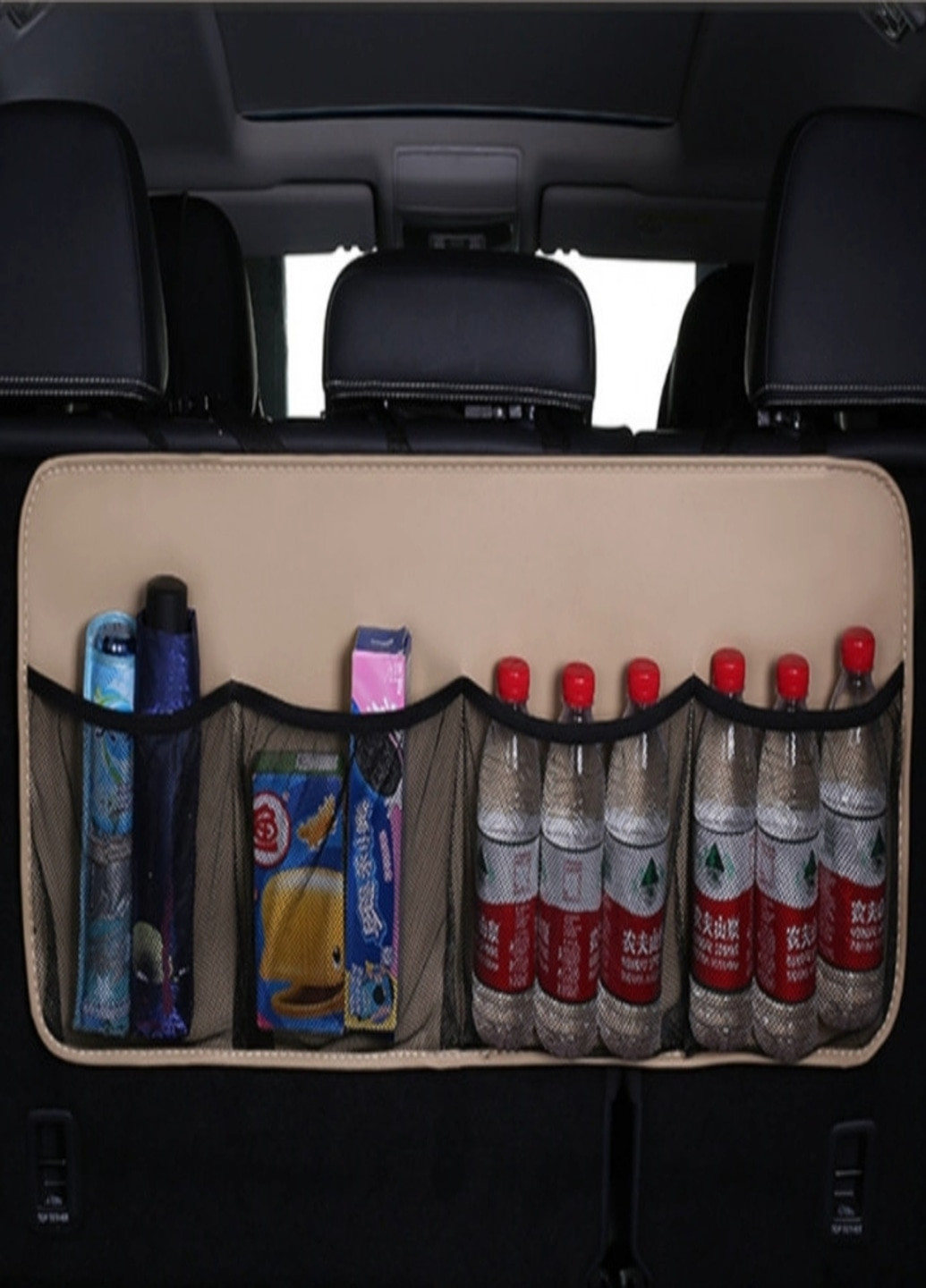 Органайзер кишені на спинку сидіння для багажника в машину автомобіль (56302147) Бежевий Francesco Marconi (205106776)