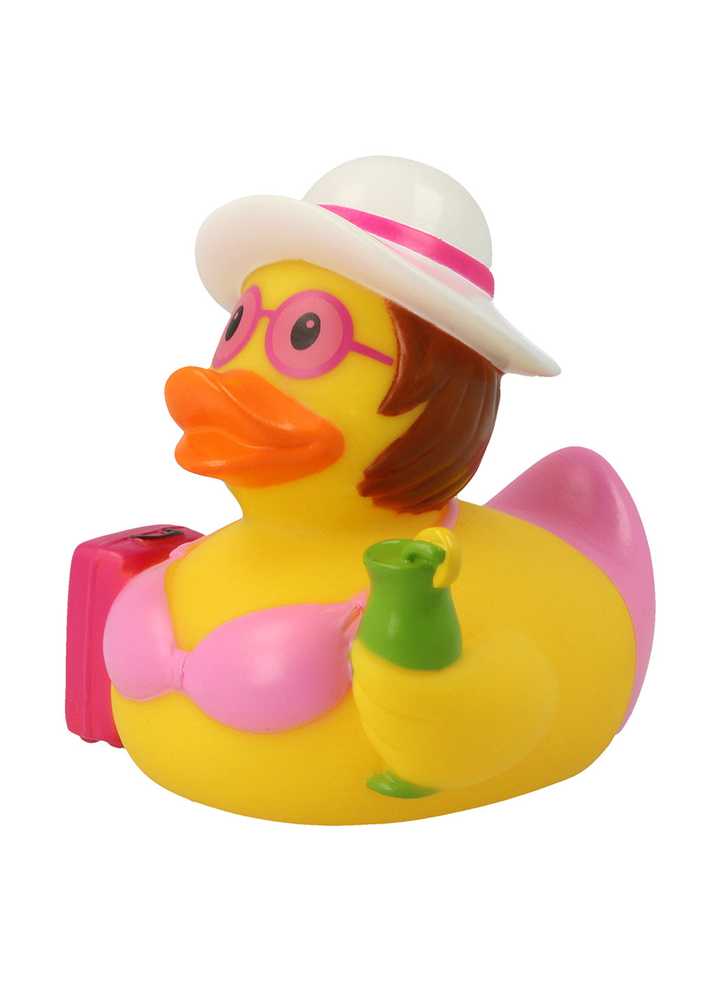Іграшка для купання Качка Пляжниця, 8,5x8,5x7,5 см Funny Ducks (250618827)