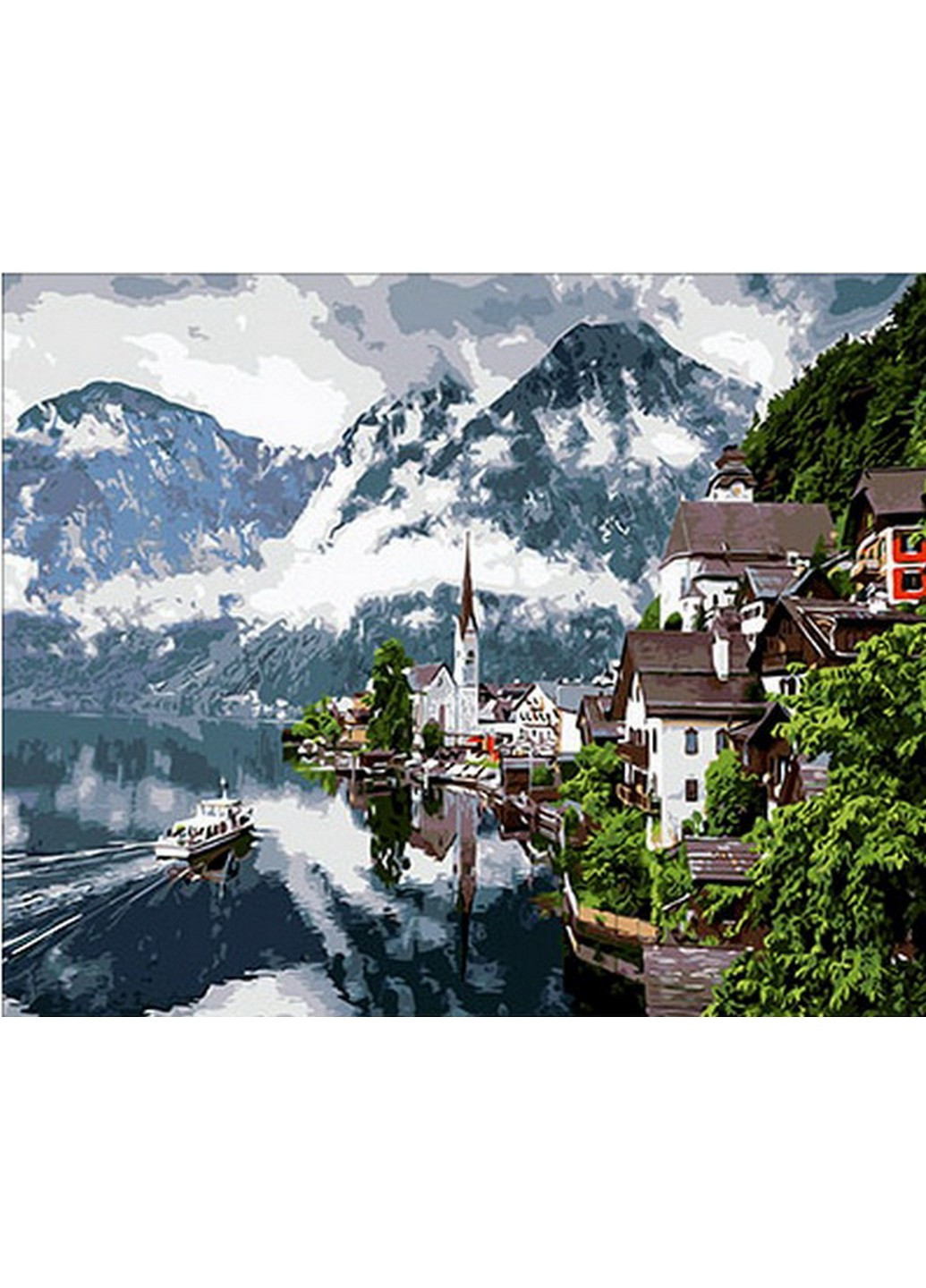 Картина по номерам Швейцарские Альпы, 40*50 см Mariposa комбинированные