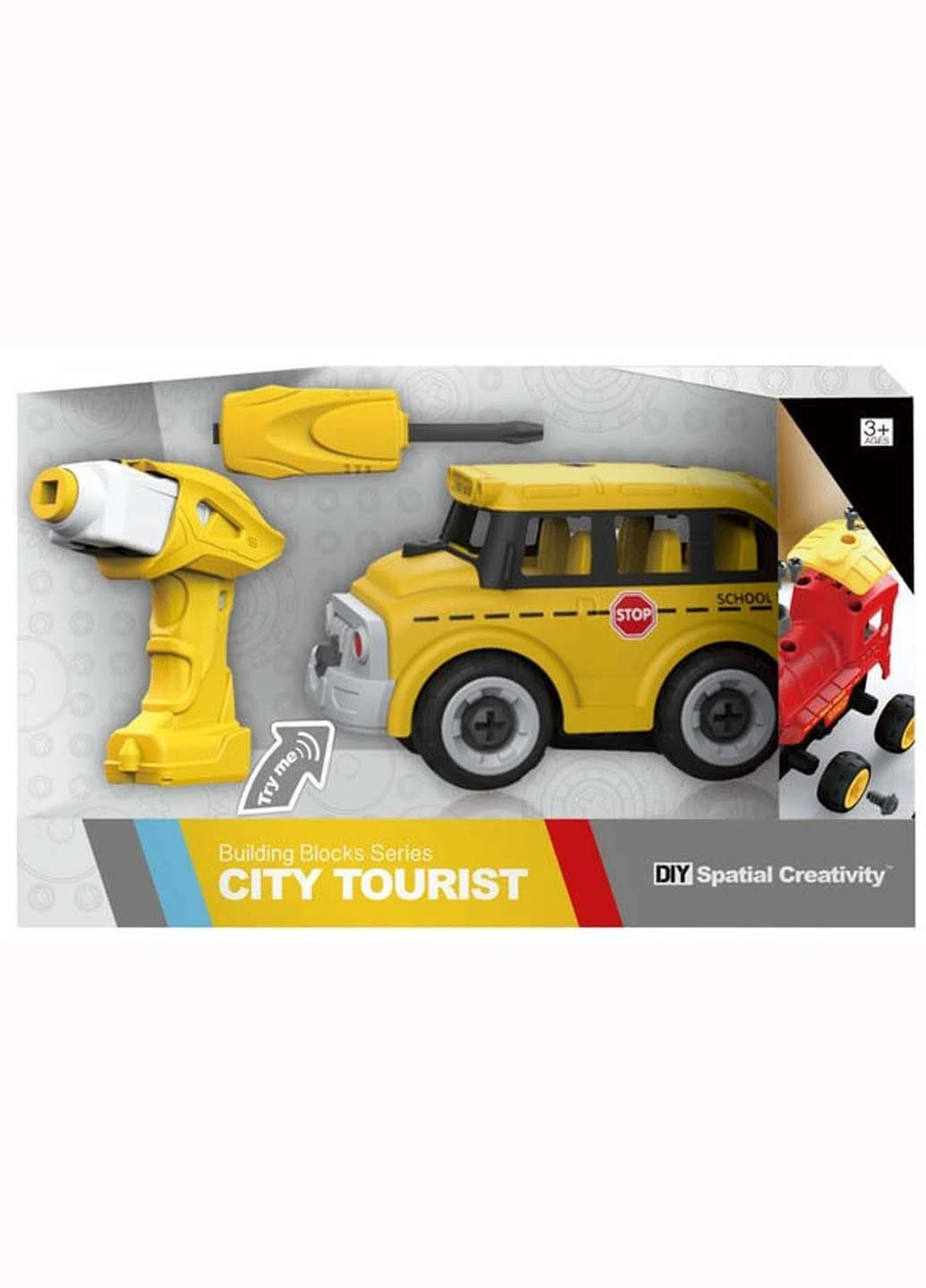 Конструктор DIY SPATIAL CREATIVITY Такси 22 элемента (207383288)