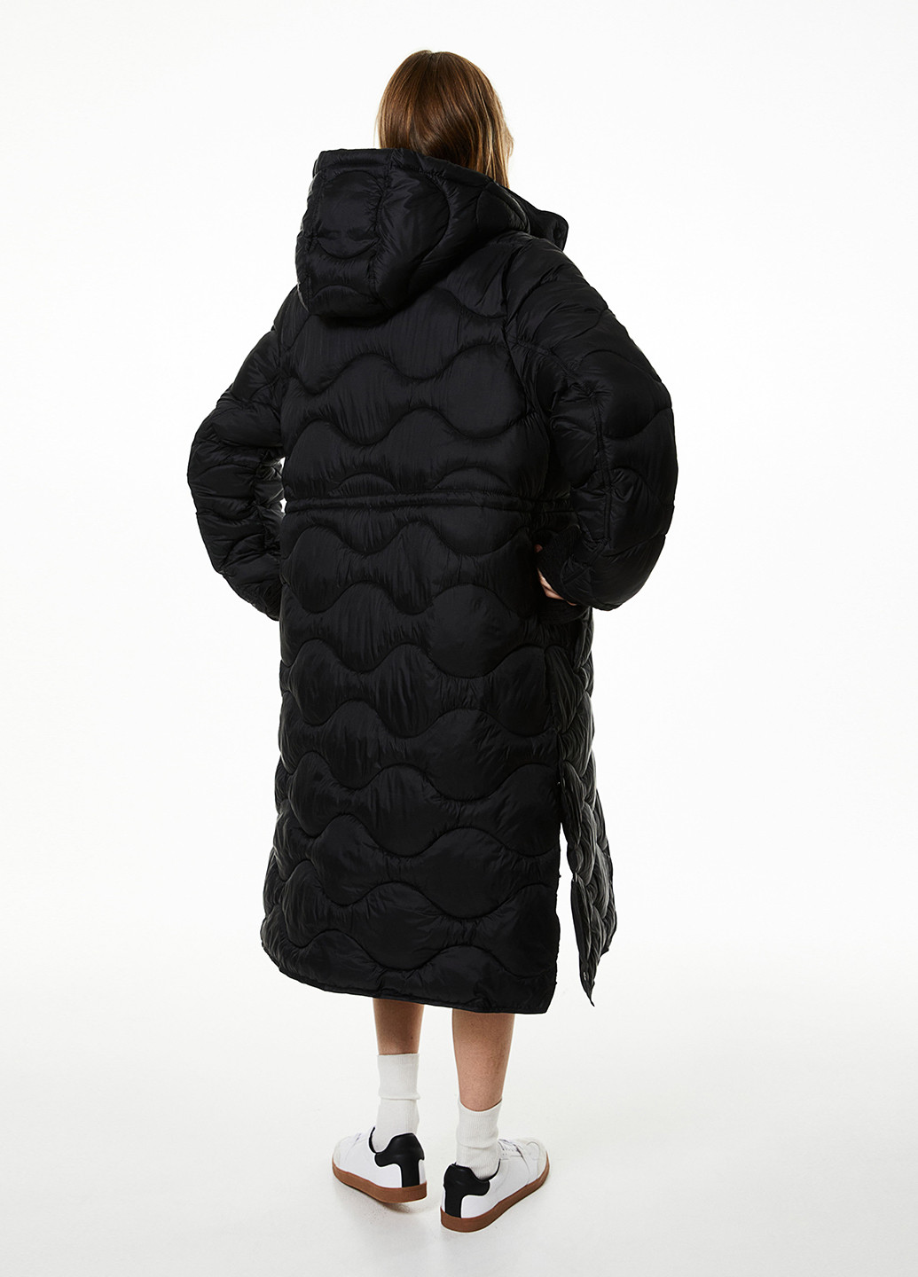 Черная демисезонная куртка H&M