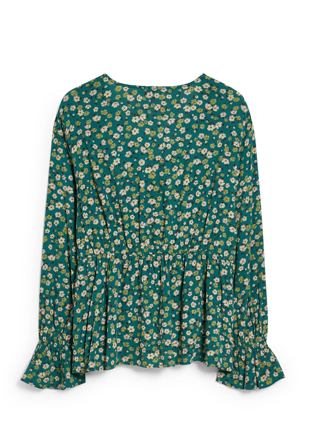 Зеленая демисезонная блуза C&A