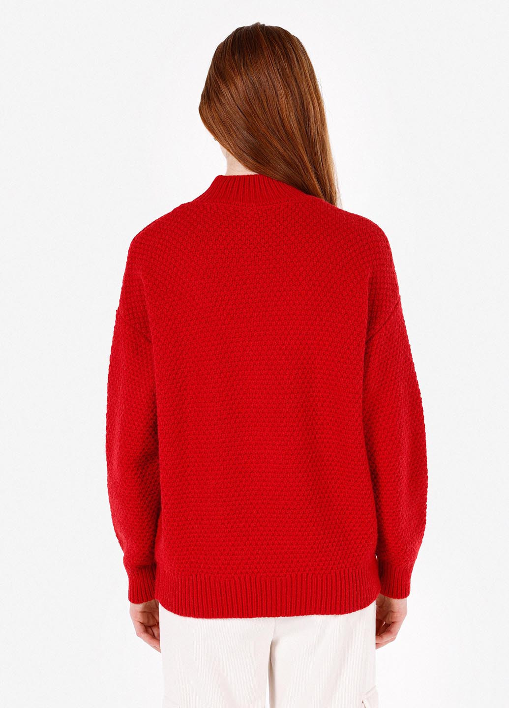 Красный зимний свитер Colin's
