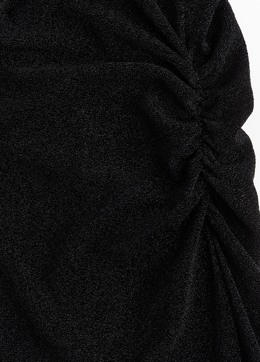 Чорна вечірня, кежуал сукня на одне плече H&M однотонна