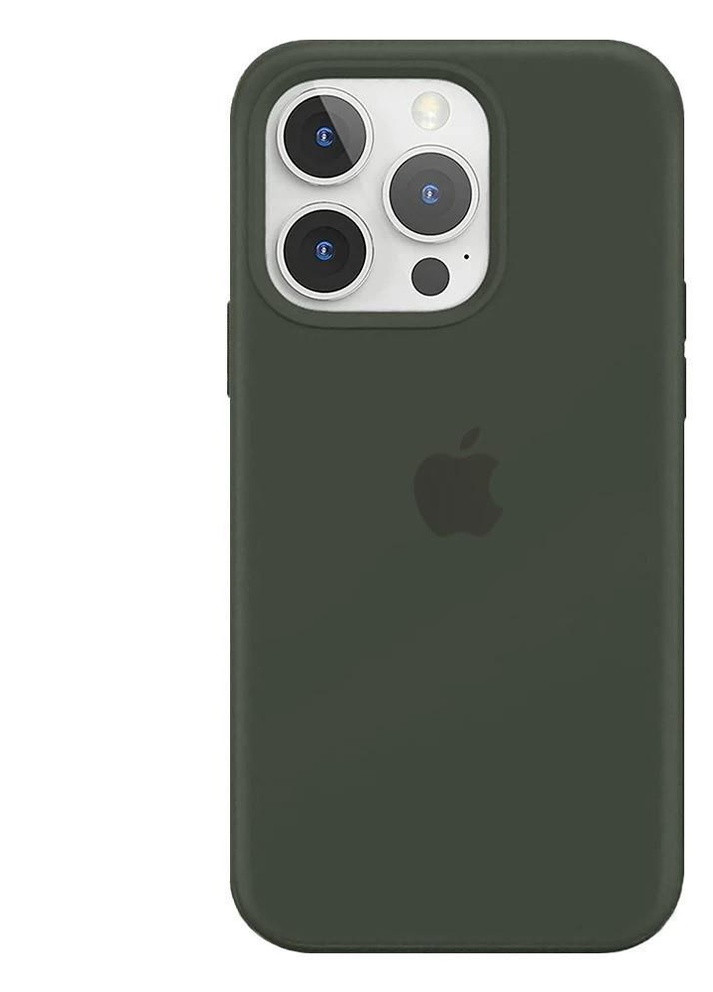 Силиконовый Чехол Накладка Silicone Case для iPhone 13 Pro Dark Olive No Brand (254091636)