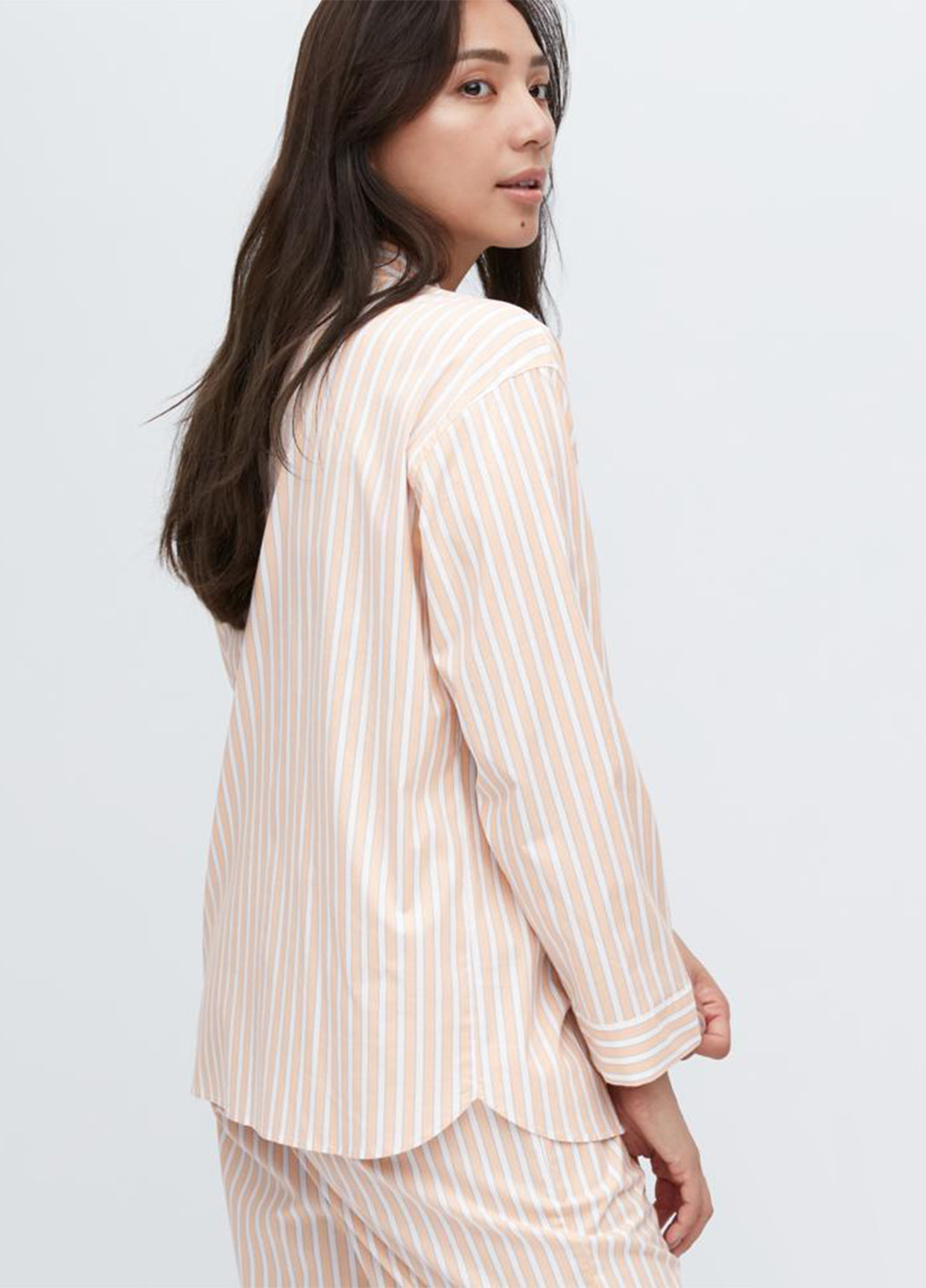 Помаранчева всесезон піжама (сорочка, штани) сорочка + брюки Uniqlo