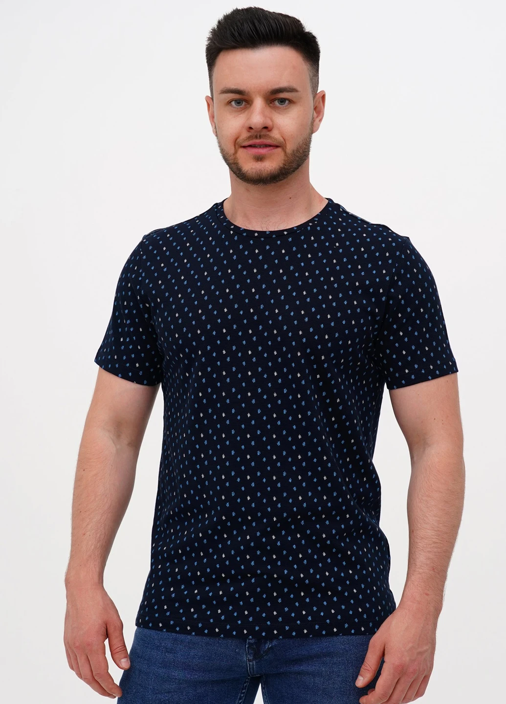 Темно-синя футболка Trend Collection
