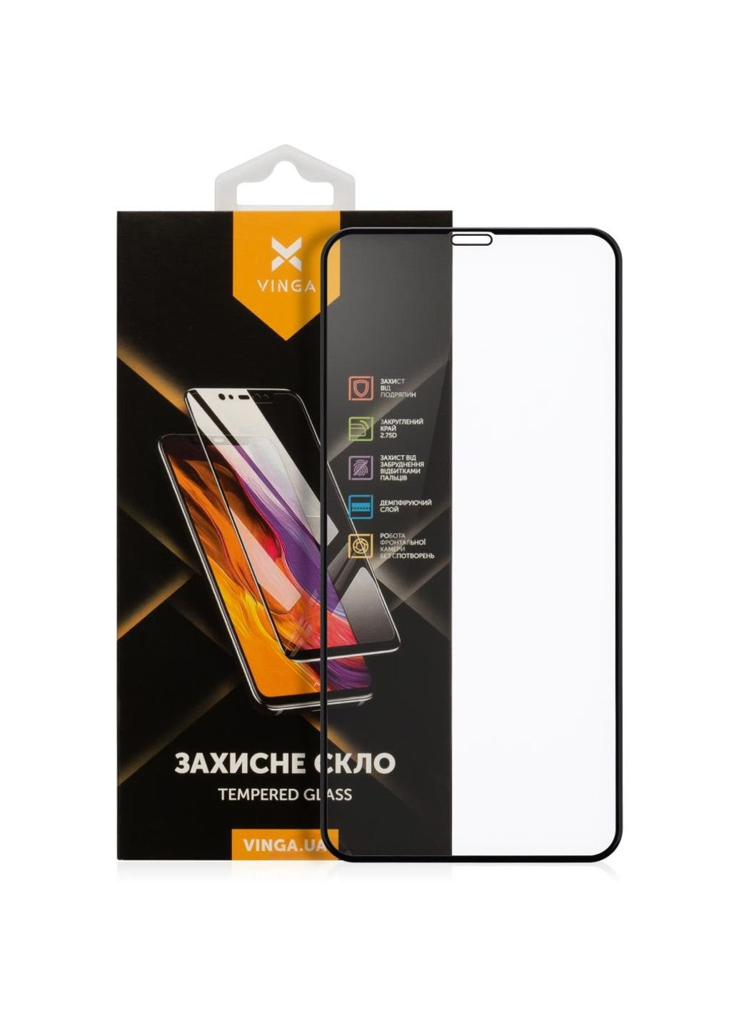 Стекло защитное Apple iPhone XS Max/11 Pro Max (VGIPXSM) Vinga (249598458)