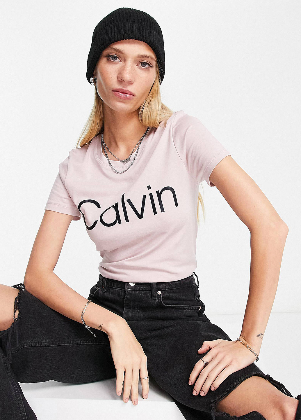 Рожева літня футболка Calvin Klein
