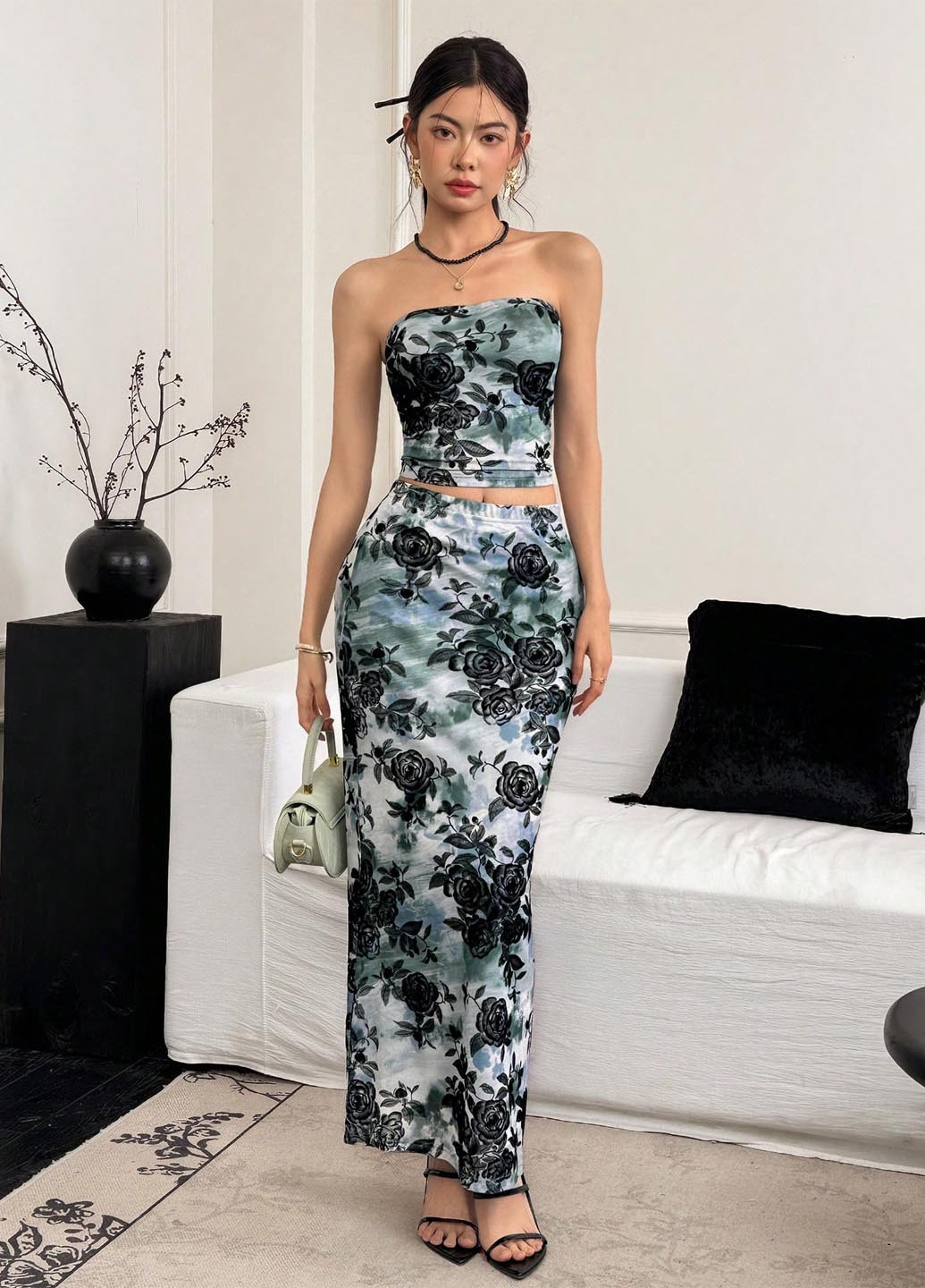 Костюм (топ, юбка) SHEIN (366071027)