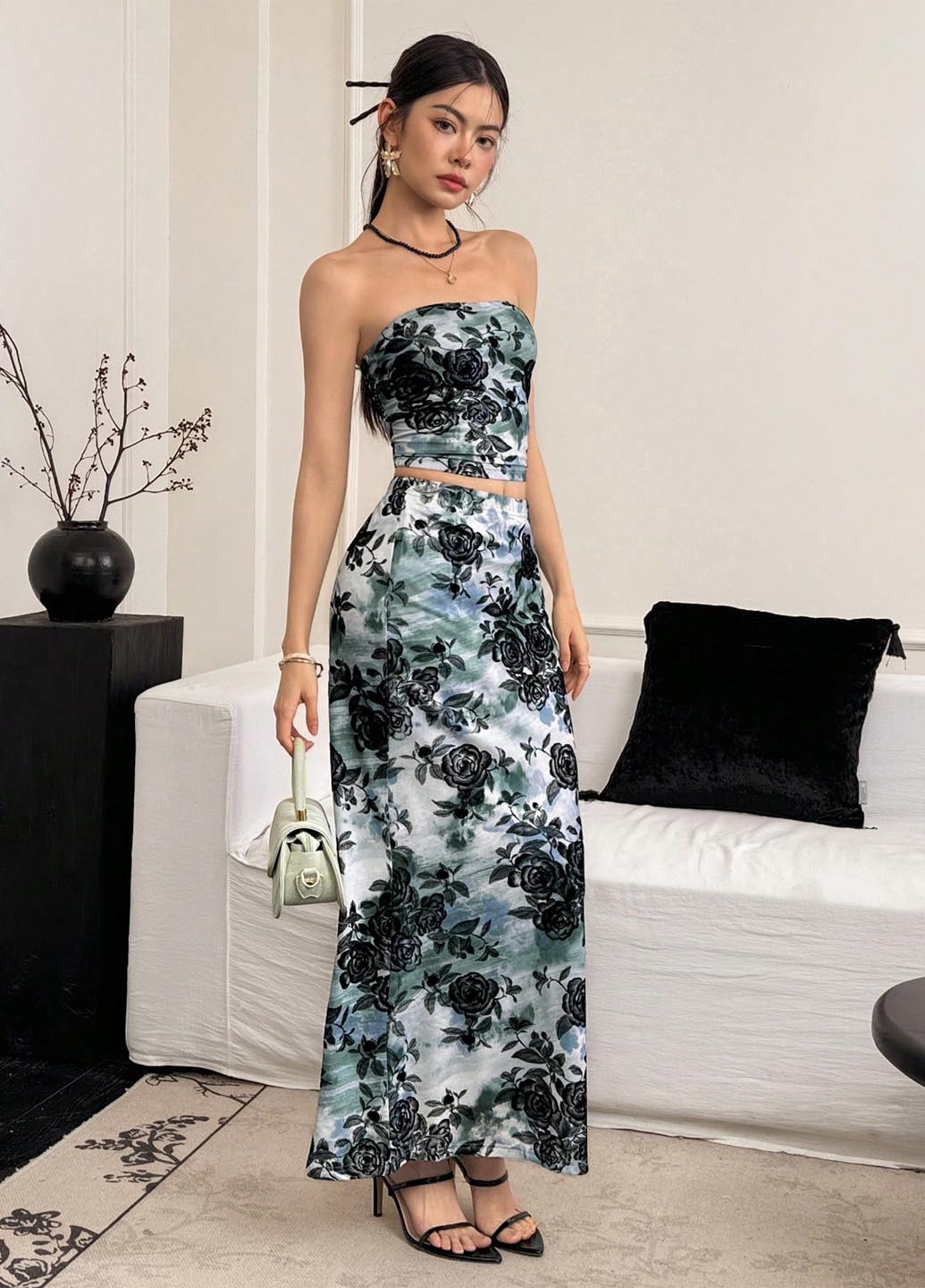 Костюм (топ, юбка) SHEIN (366071027)