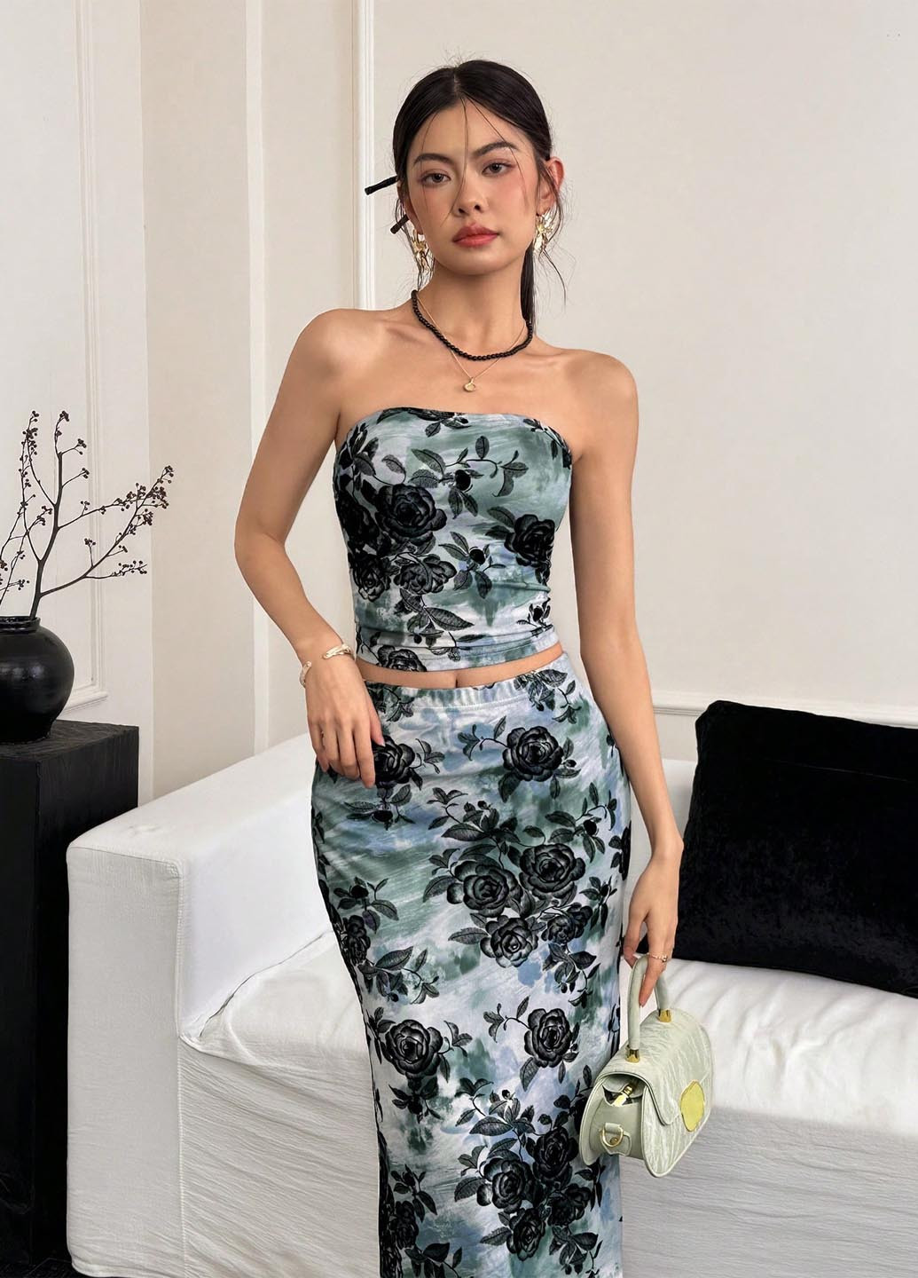 Костюм (топ, юбка) SHEIN (366071027)