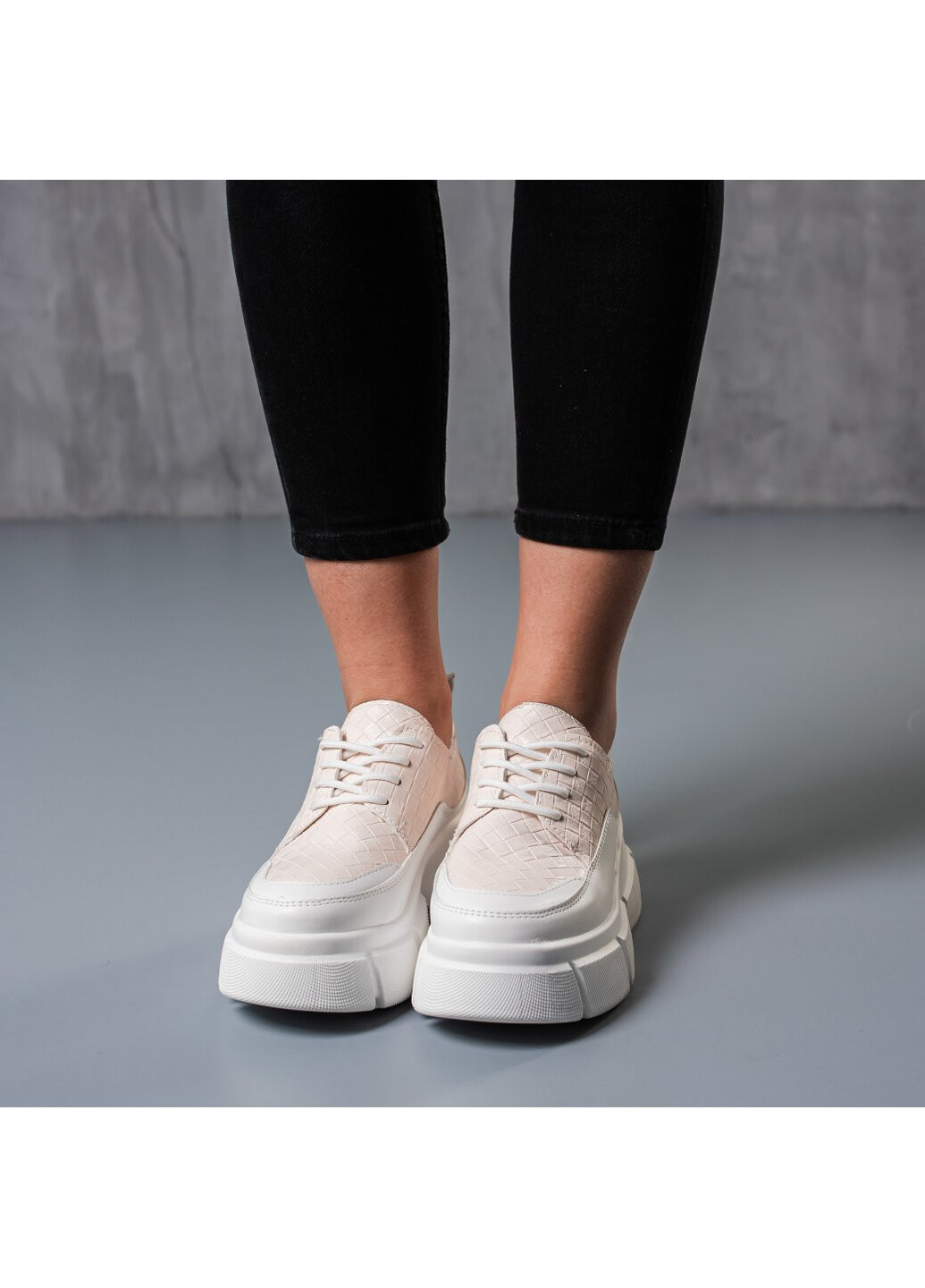 Кроссовки женские Gallant 3766 36 22,5 см Бежевый Fashion бежевые демисезоны (254441627)