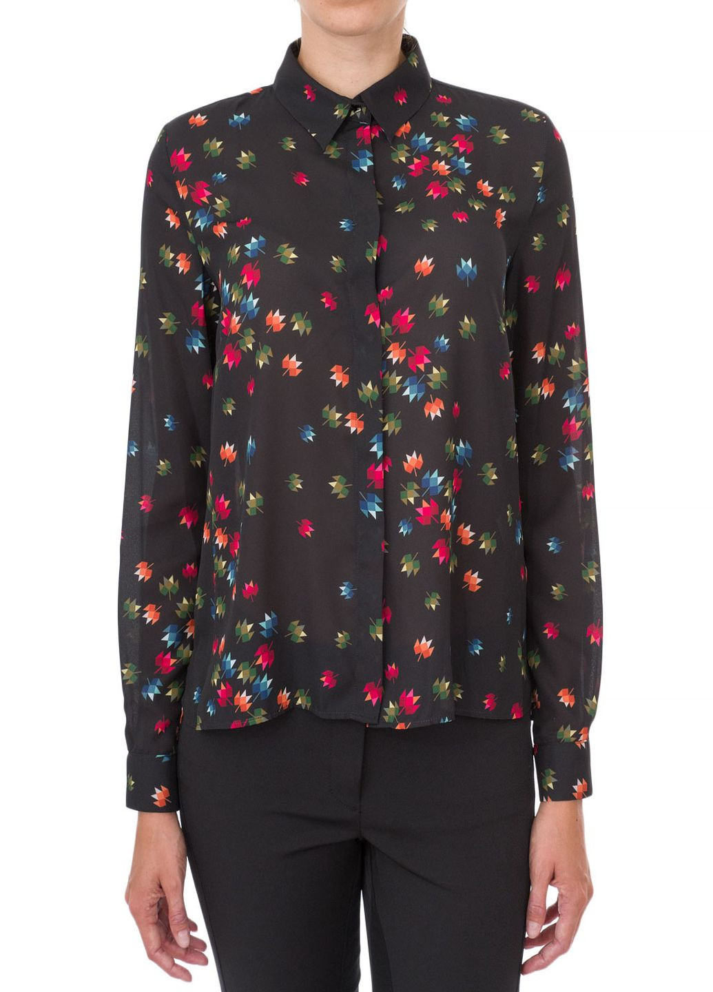 Чёрная блуза Trussardi Jeans