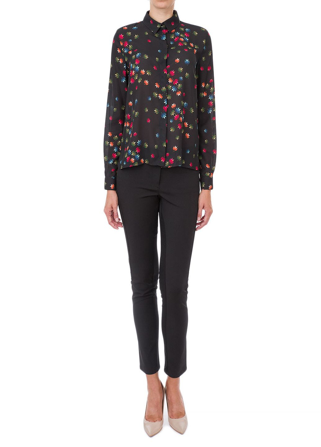 Чёрная блуза Trussardi Jeans