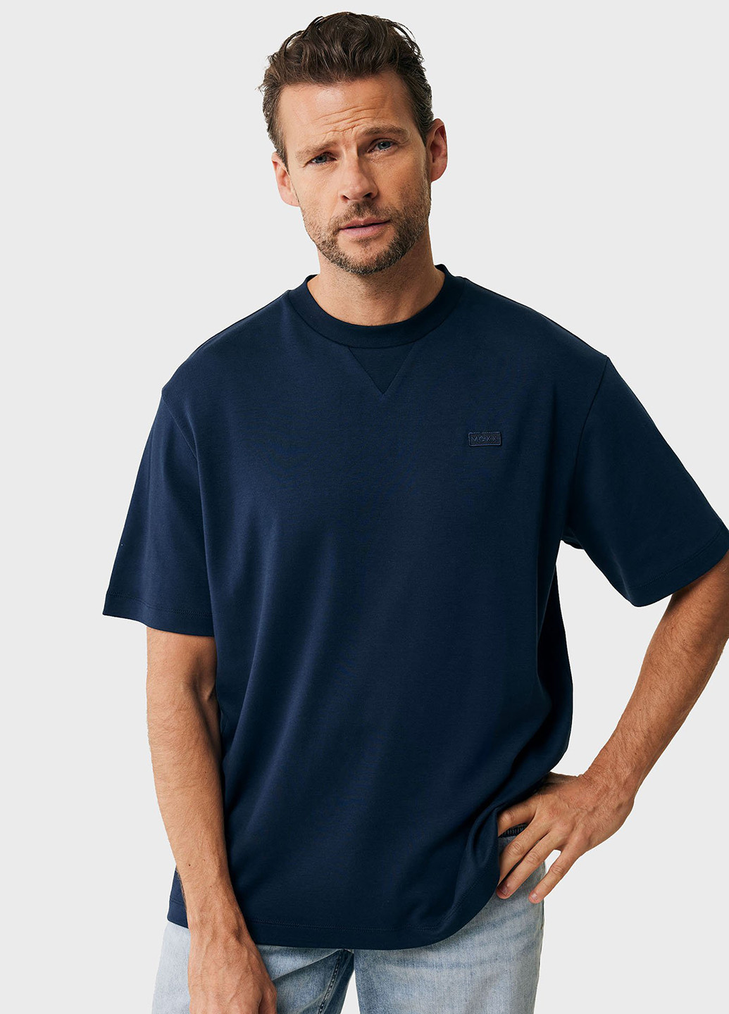 Темно-синяя футболка Mexx