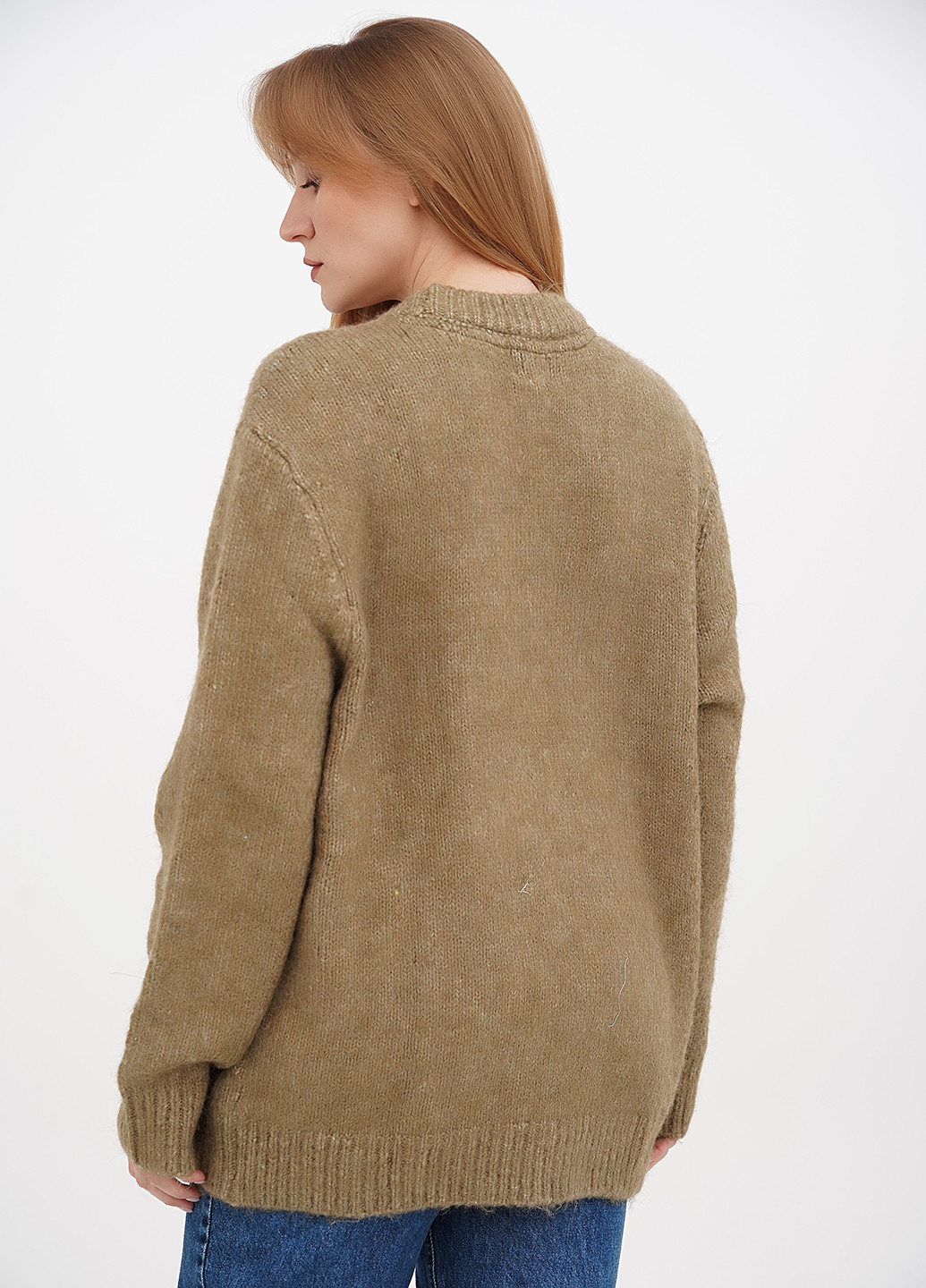 Оливковый (хаки) зимний джемпер джемпер H&M