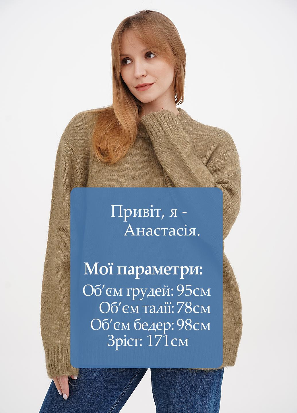 Оливковый (хаки) зимний джемпер джемпер H&M