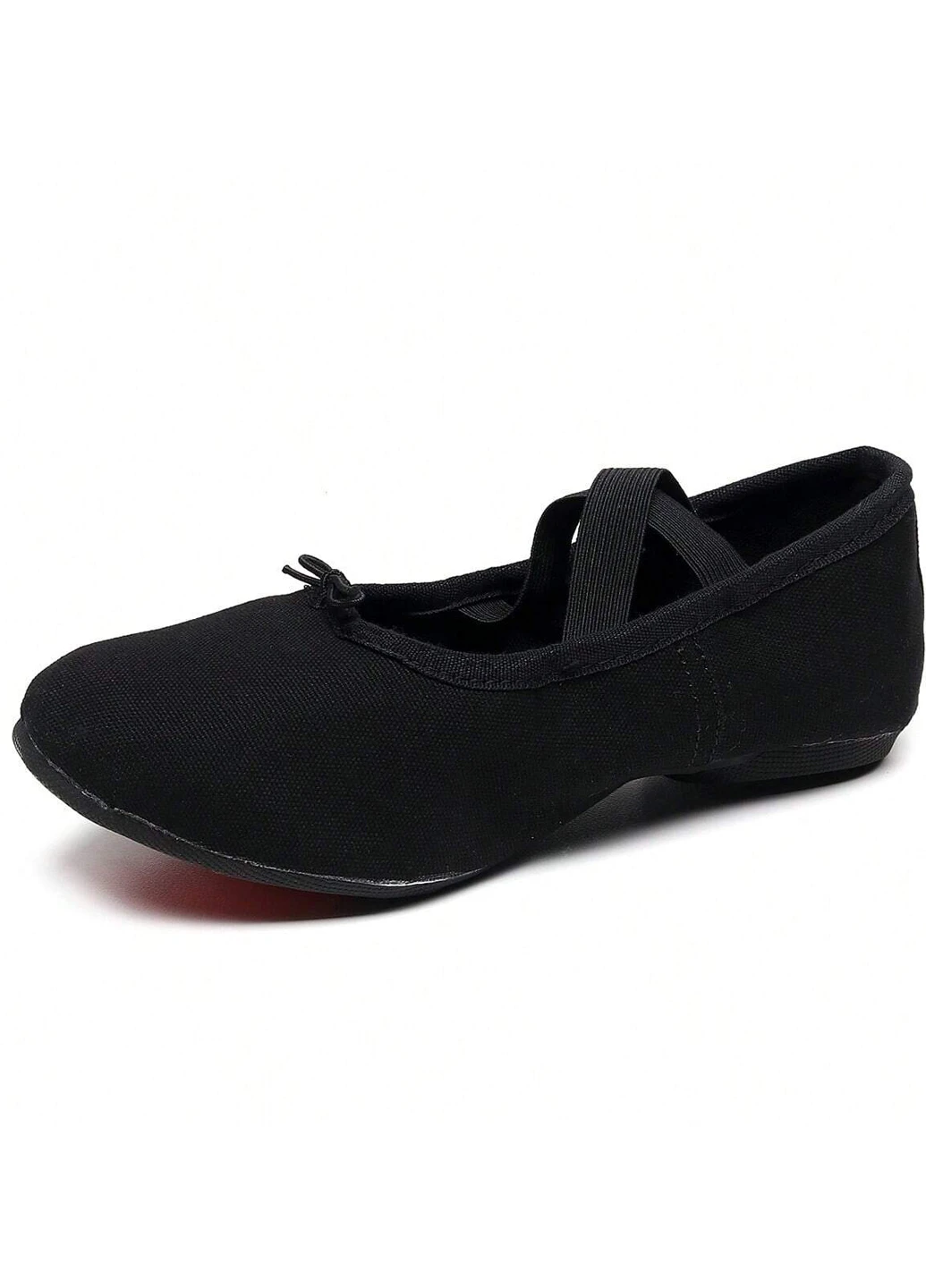 SHEIN Балетки чорний з текстиль, китай — всесезон (323262681)