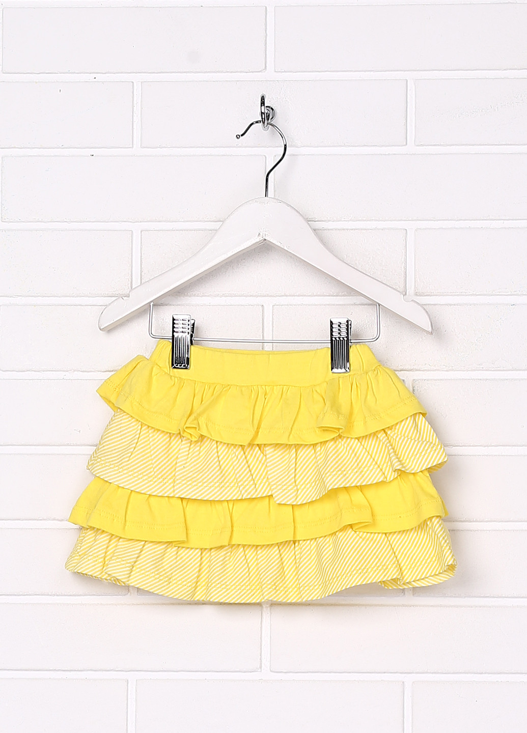 Желтая кэжуал в полоску юбка Bonito мини