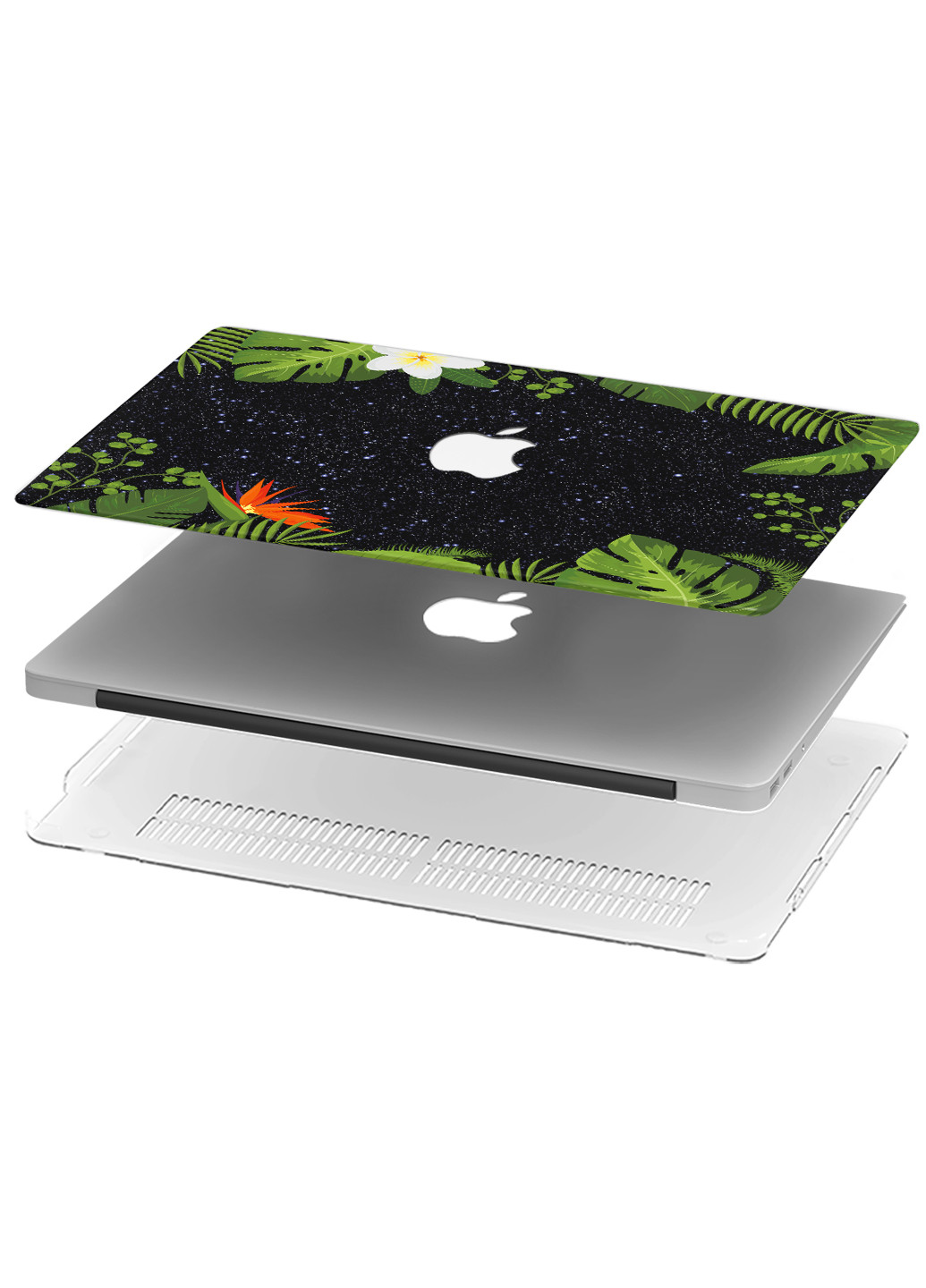 Чохол пластиковий для Apple MacBook Pro 15 A1707 / A1990 Листя (Leaves) (9649-1665) MobiPrint (218528569)