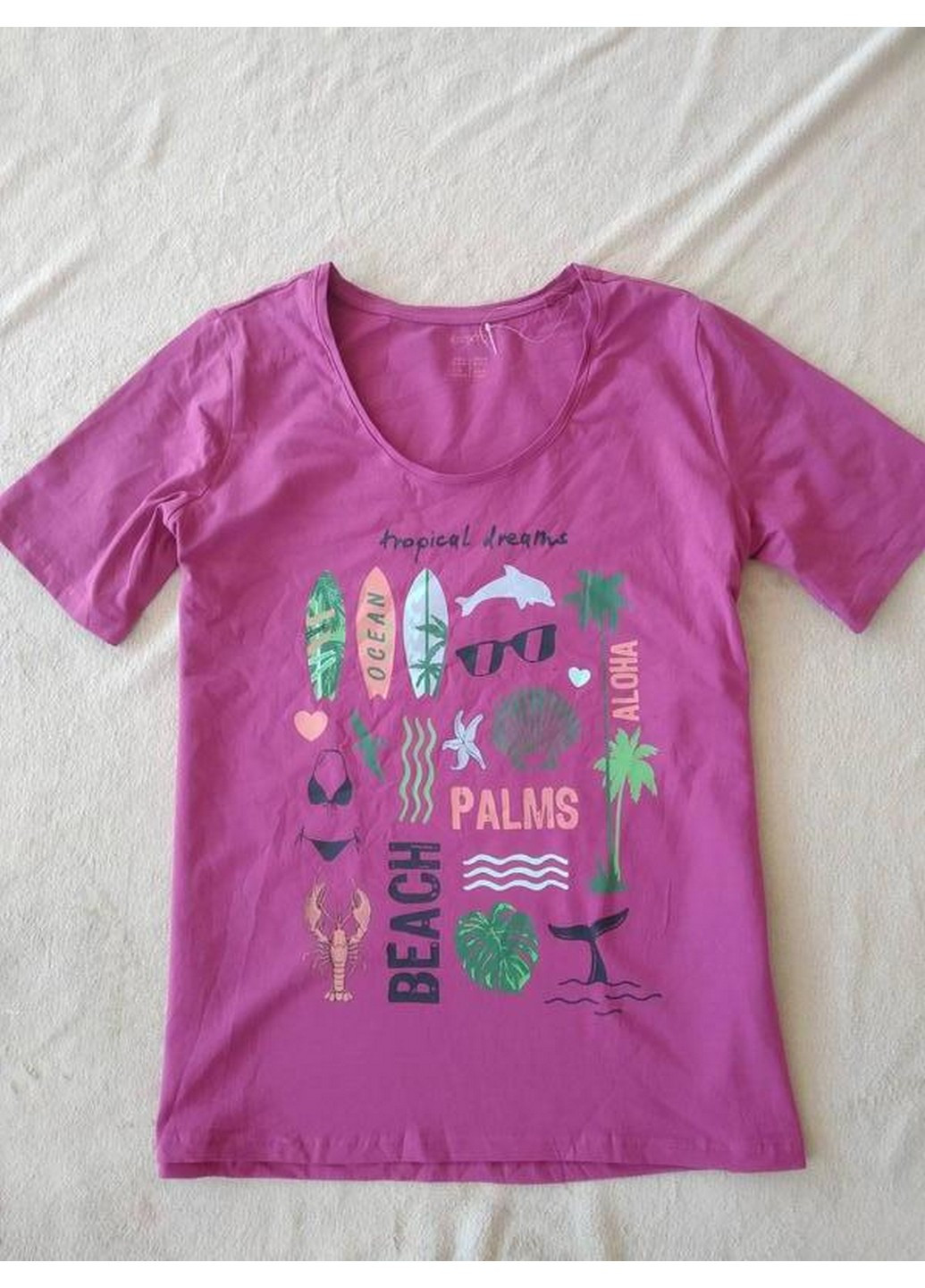 Фіолетова літня футболка Esmara