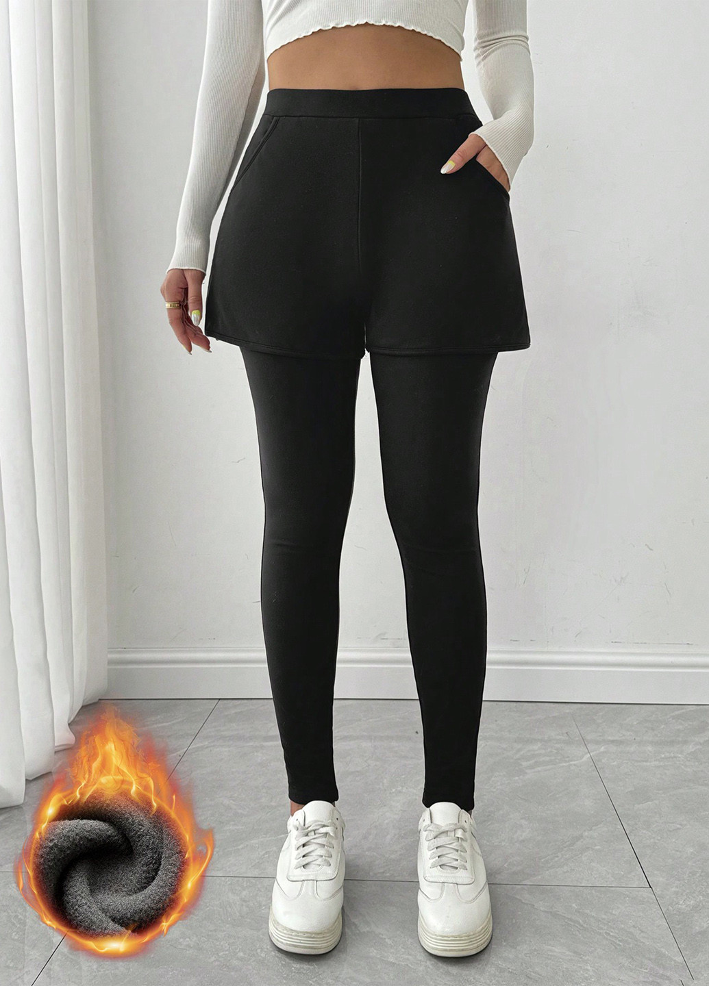 Комплект: (легінси, шорти) SHEIN (338796955)