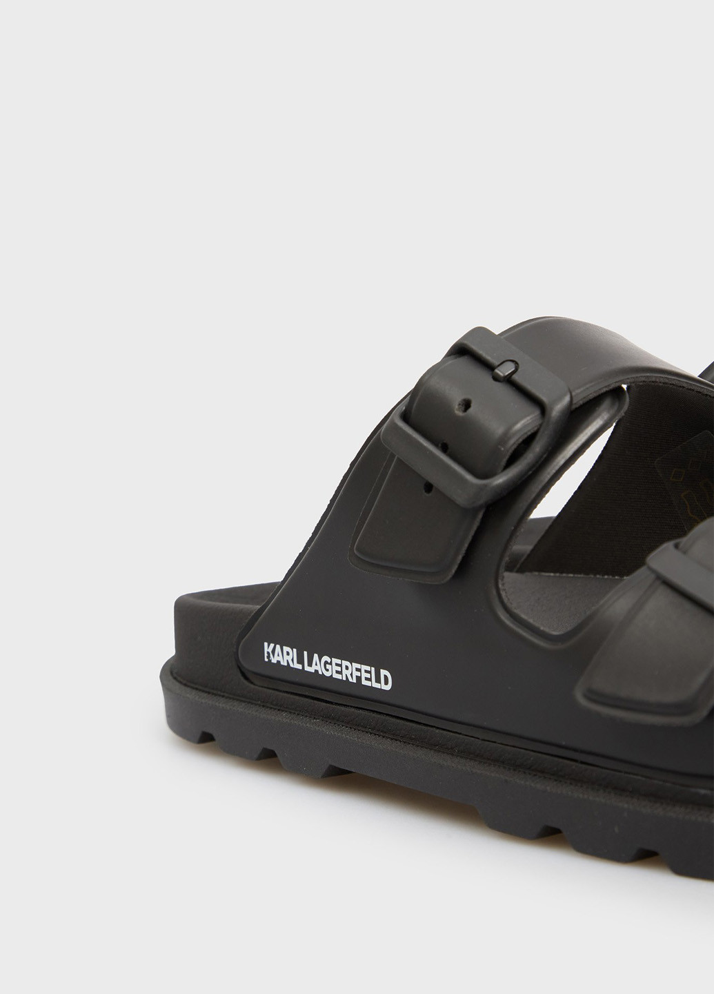 Черные кэжуал шлепанцы Karl Lagerfeld