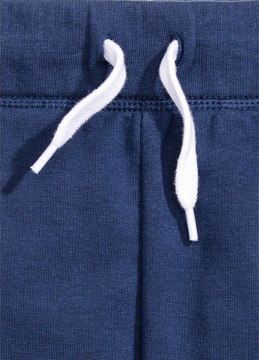 Штани H&M середня талія написи темно-сині кежуали