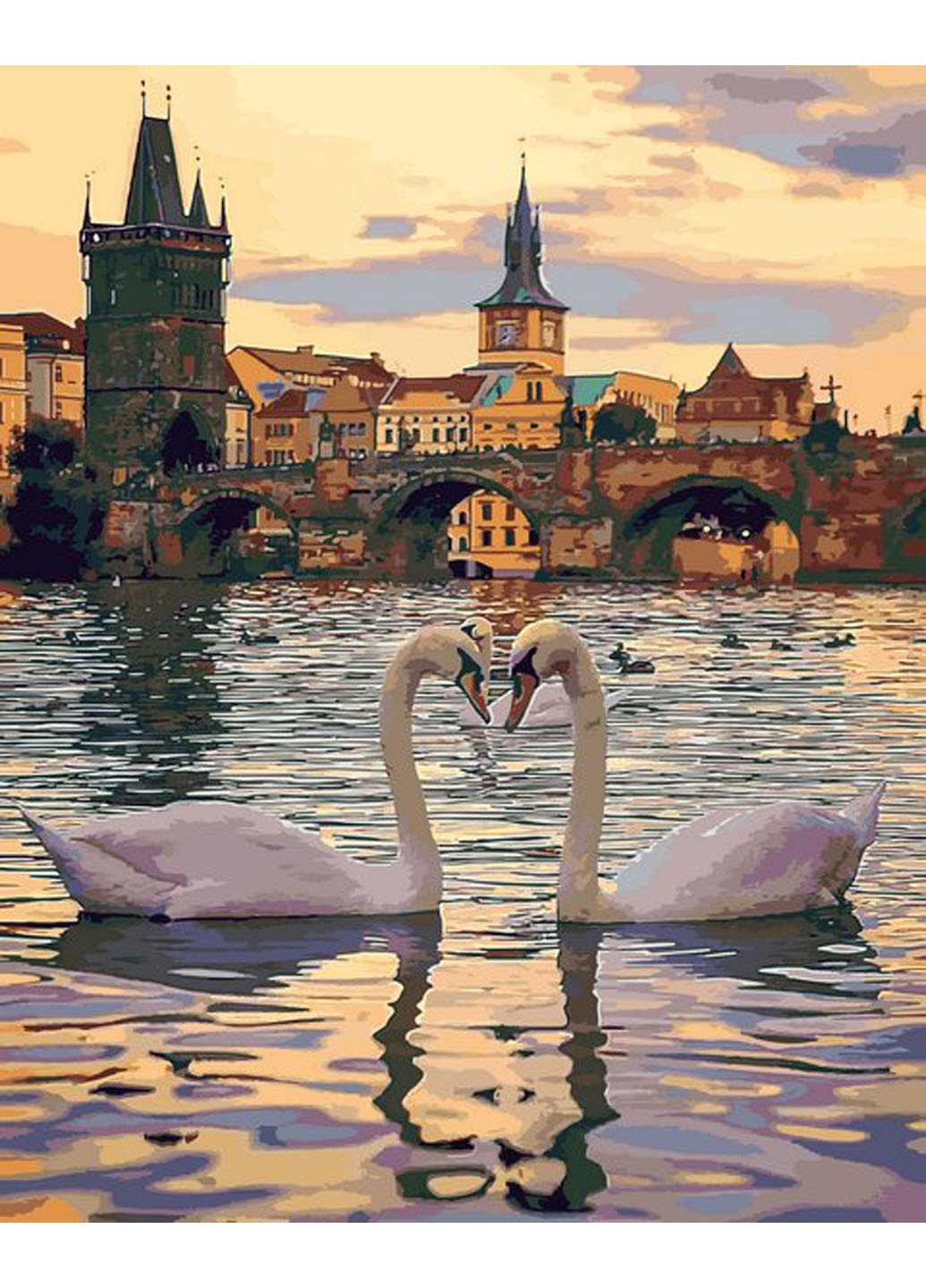 Картина по номерам Романтическая Прага Mariposa (209352743)