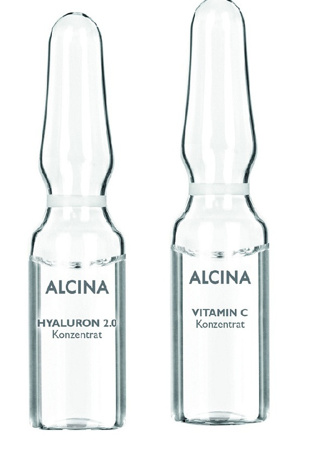 Ампульное лечения для кожи лица 10 шт х 1 мл & VITAMIN C Alcina hyaluron 2.0 (256459042)