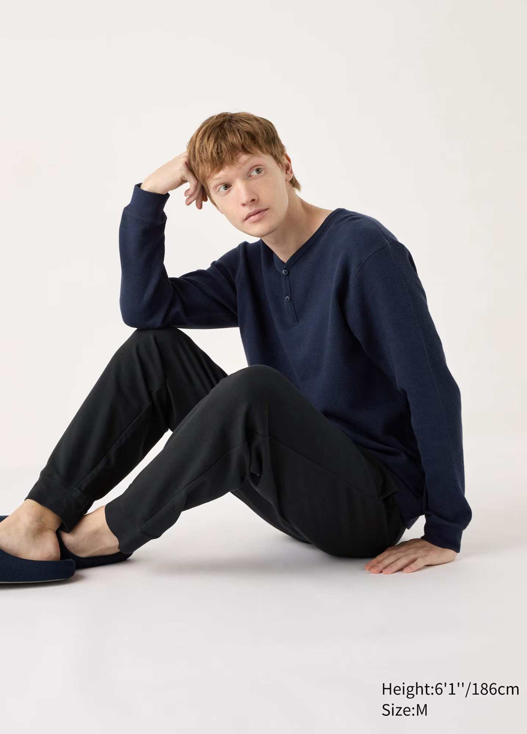 Пижама (лонслив, брюки) Uniqlo (322582104)