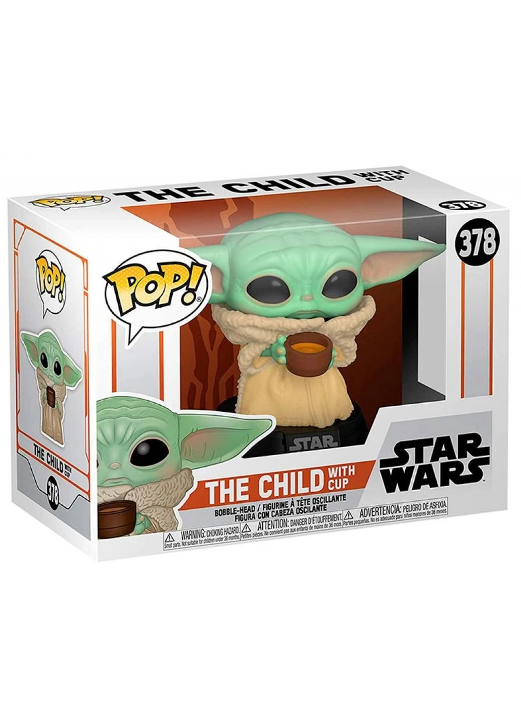 Фігурка серії Мандалорець - Малюк із чашкою Funko Pop (252229325)