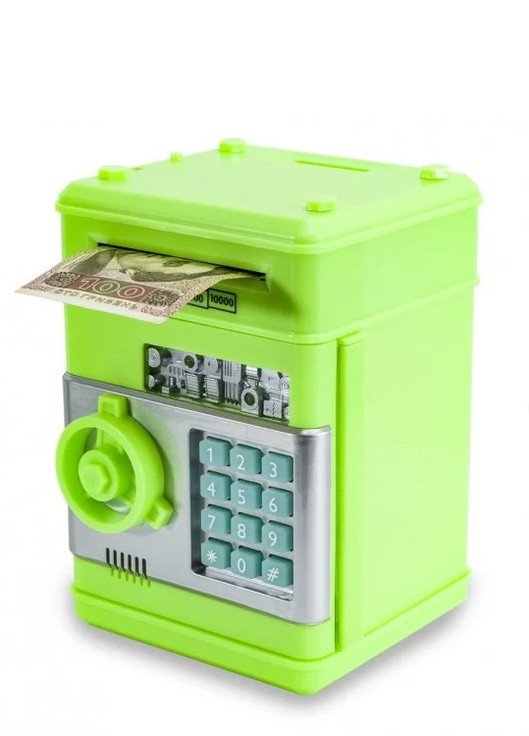 Сейф копилка с кодовым замком и купюроприемником для бумажных денег и монет No Brand (251956898)