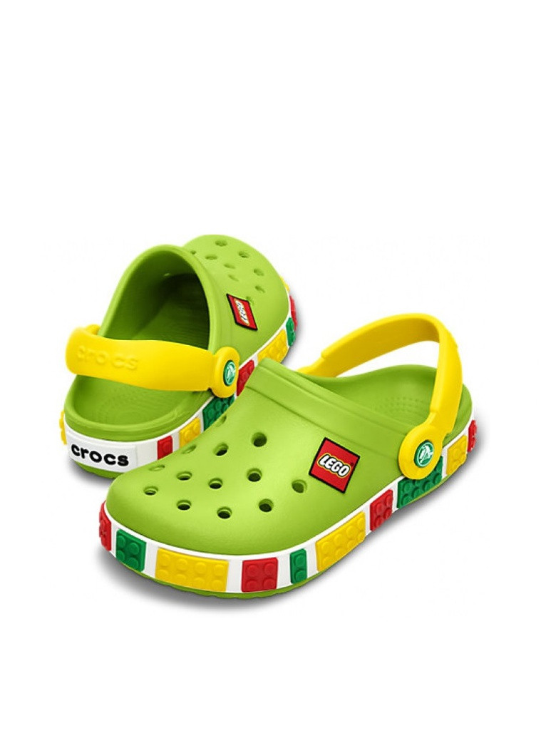 Дитячі Зелені сабо Crocs lego kids (239342801)