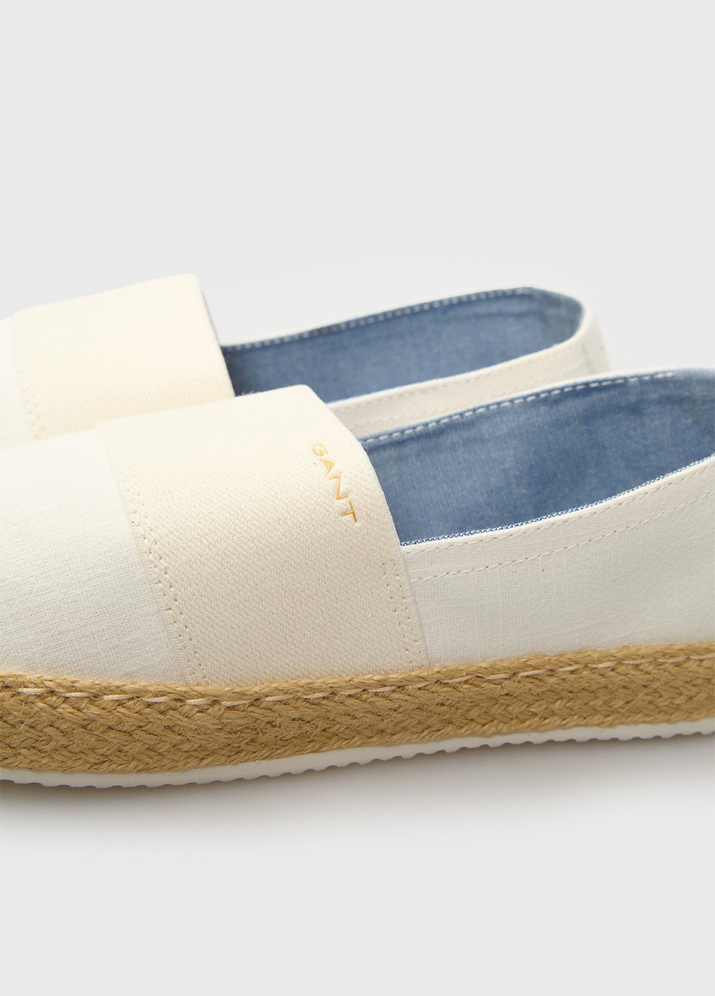 Белые эспадрильи Gant однотонный логотип (347228317)