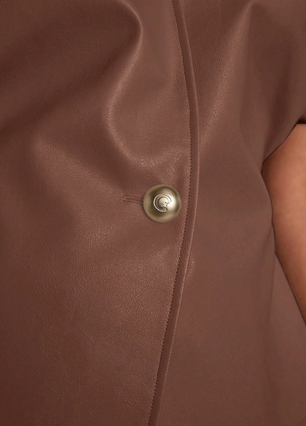 Коричнева блуза SHEIN