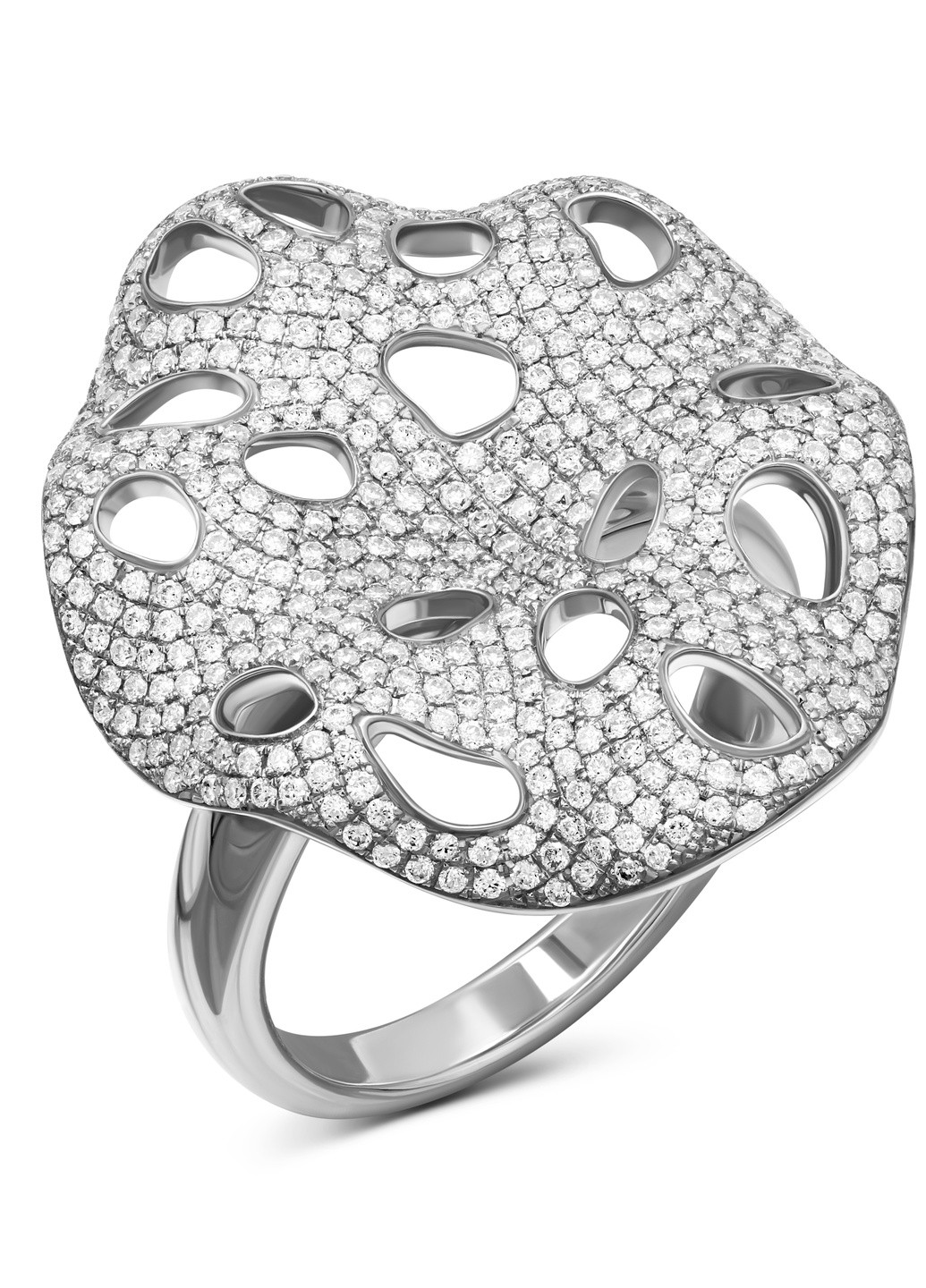 Кольцо с бриллиантами в белом золоте. 1-041 168 Zarina (254252402)