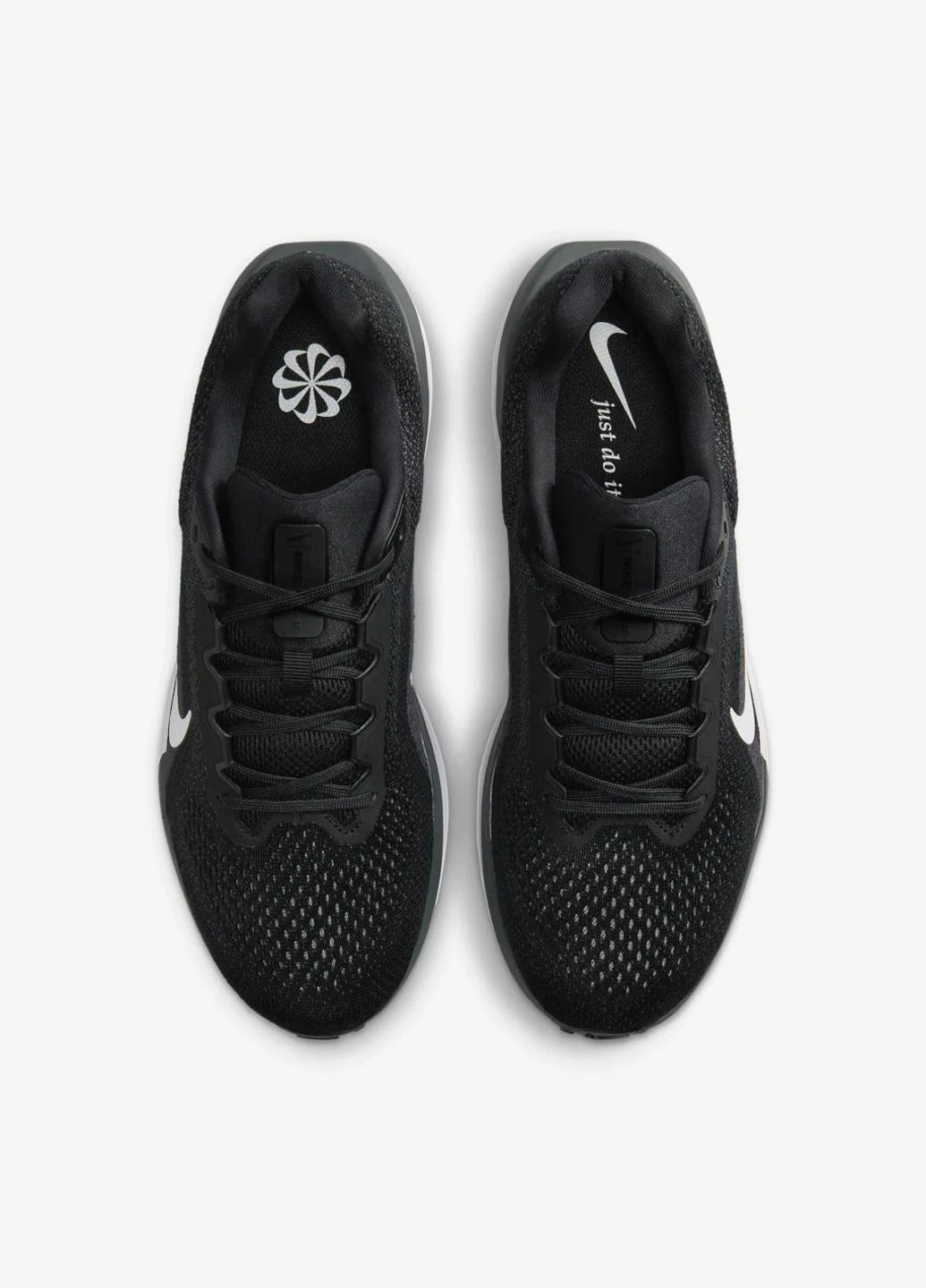 Чорно-білі кросівки fj9509-001 демісезон Nike Winflo 11
