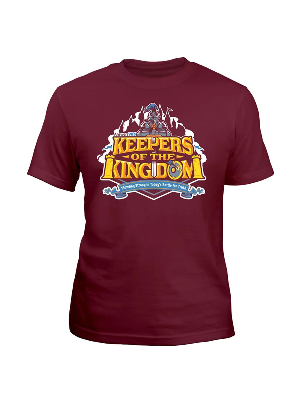 Бордовая футболка Delta