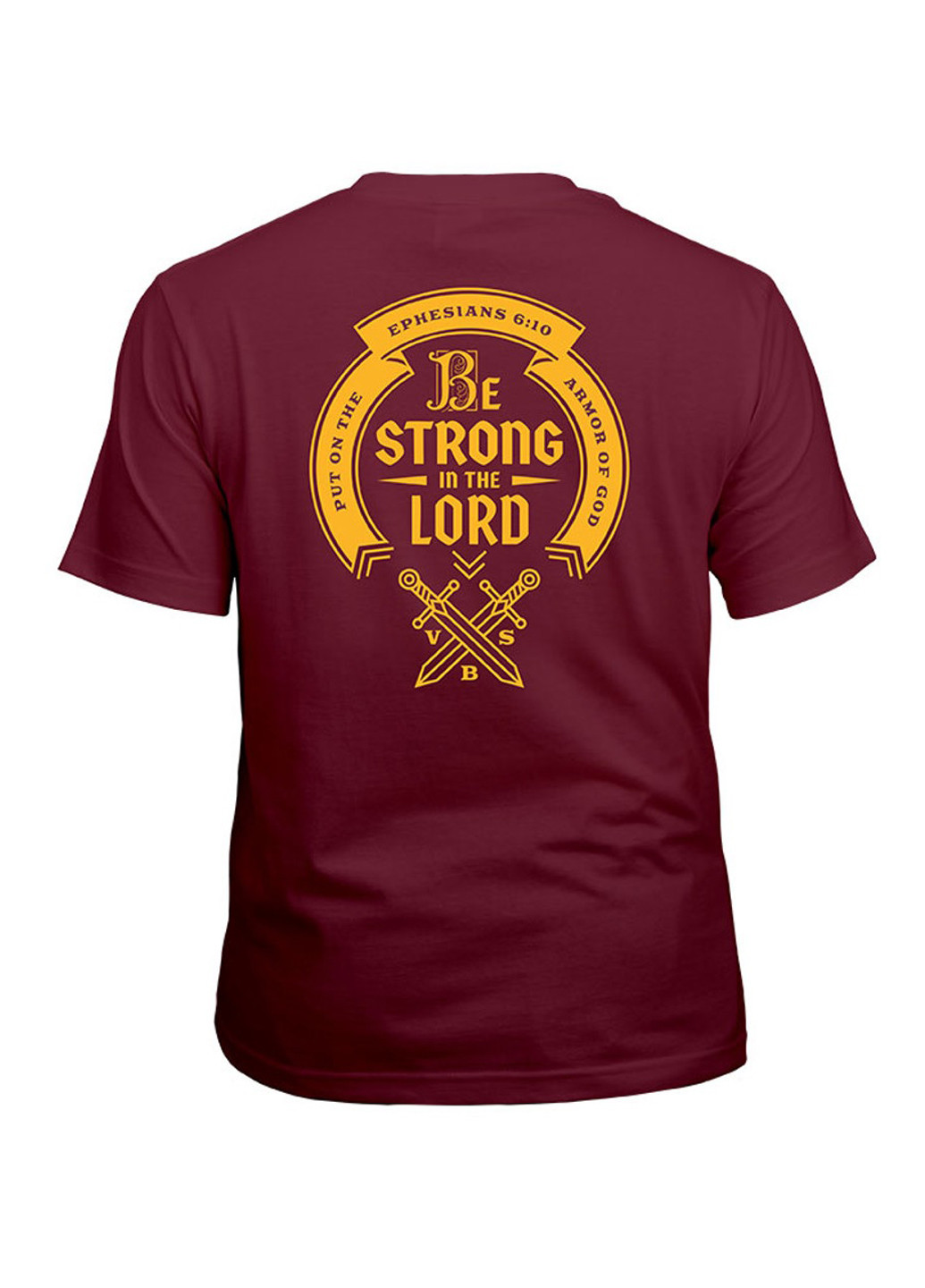 Бордовая футболка Delta