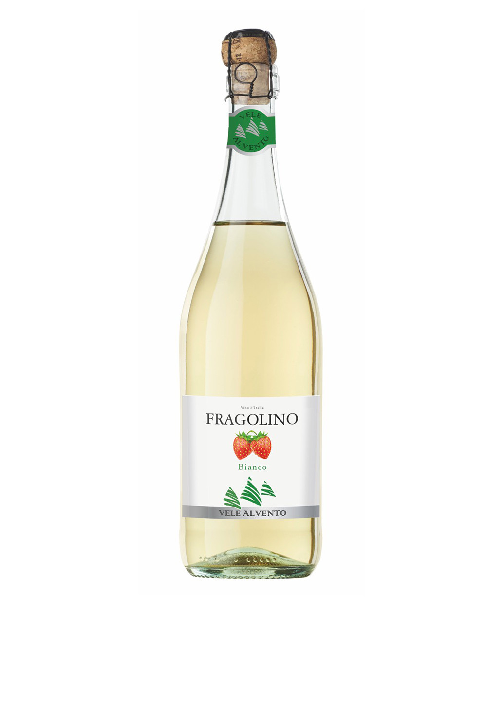 Вино ігристе Fragolino Rosso біле солодке, 0,75 л Vele Alvento (185044323)