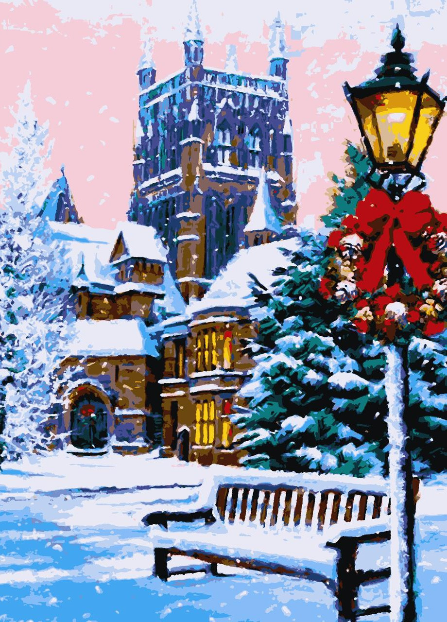 Картин по номерам "Зима в Вестминстере" 40*50 см No Brand (254583870)