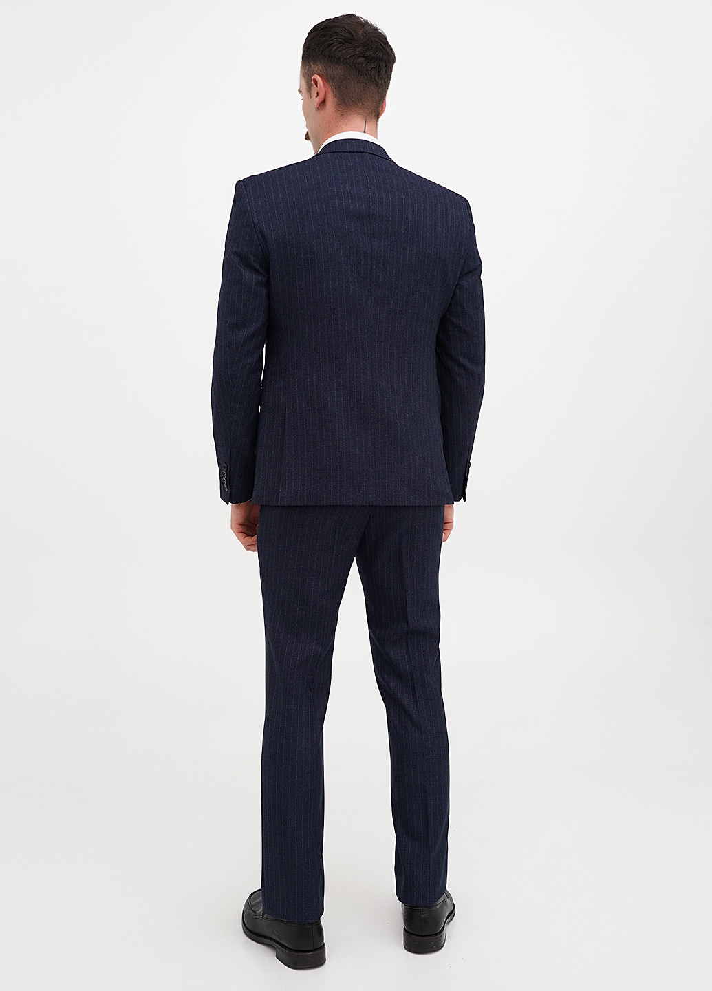 Темно-синій демісезонний костюм (піджак, штани) брючний Federico Cavallini