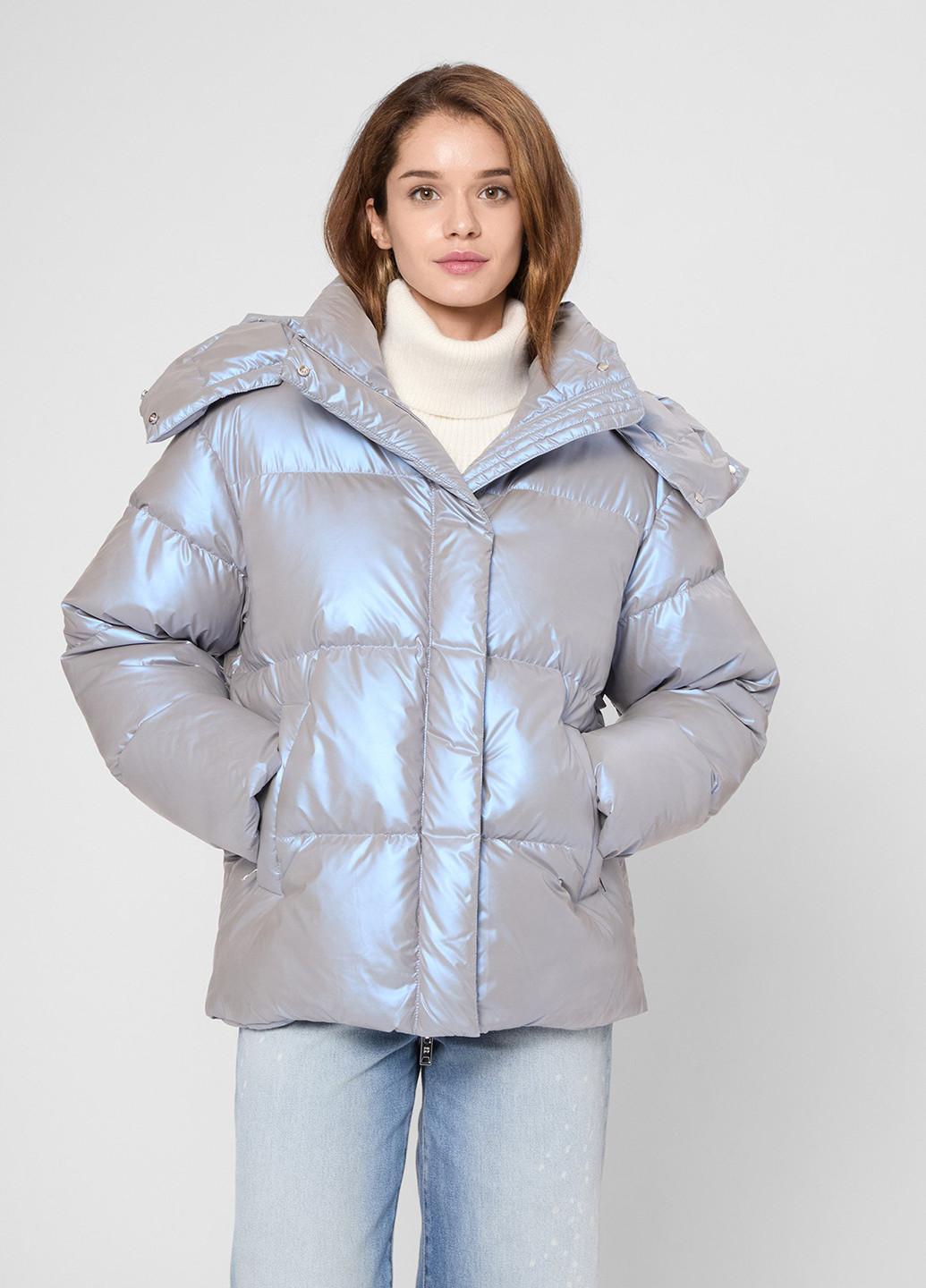 Срібляста зимня куртка PRPY