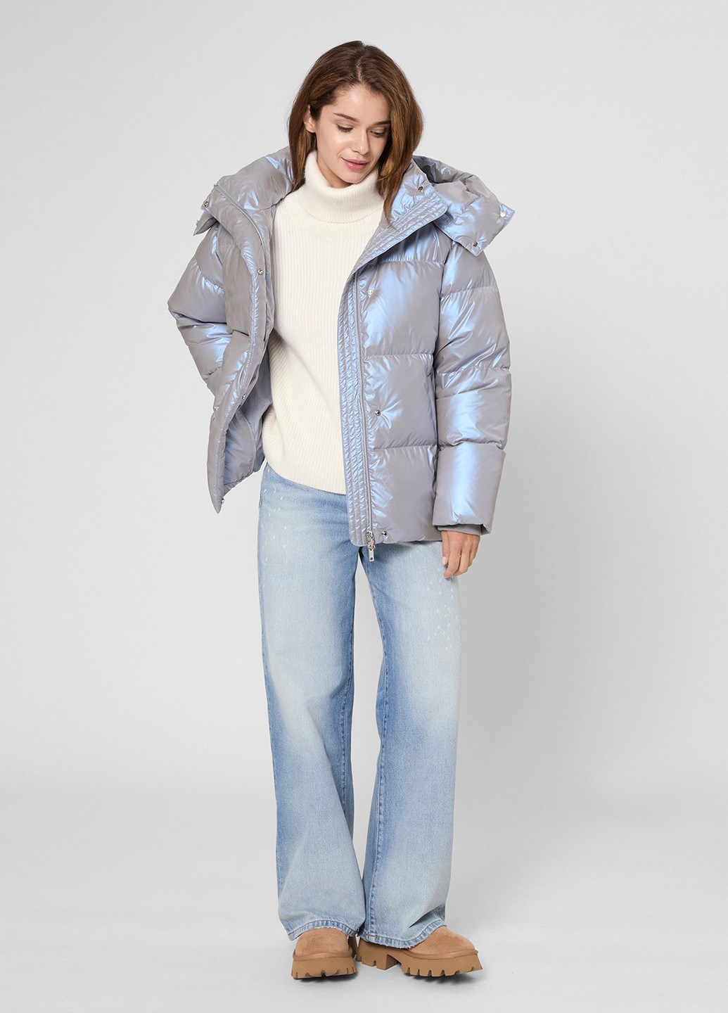 Срібляста зимня куртка PRPY