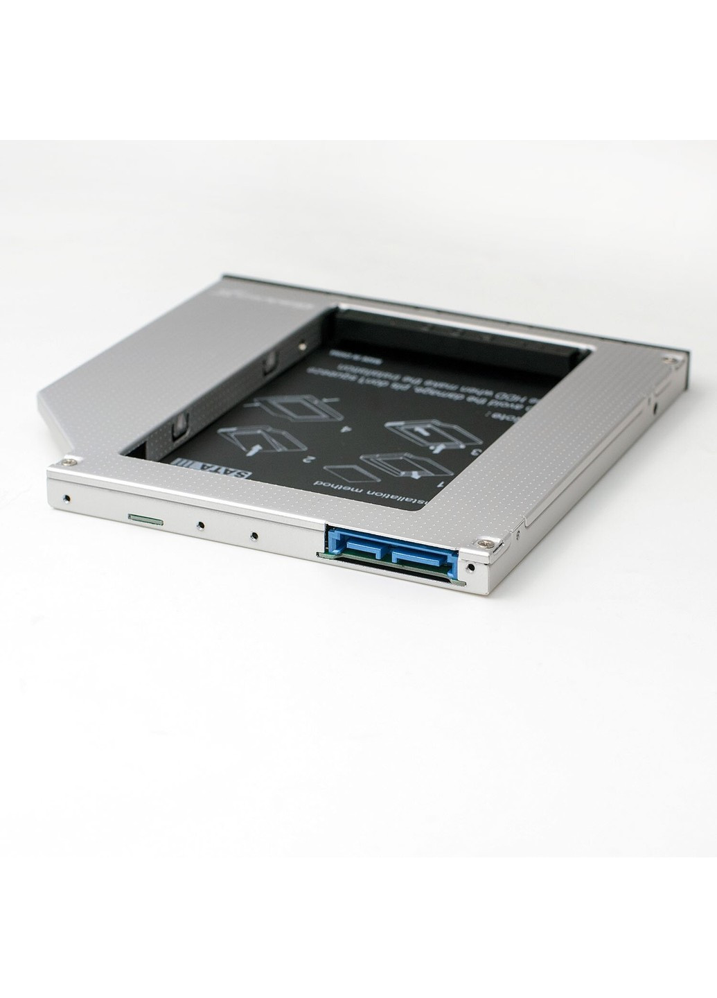 Адаптер підключення HDD 2,5 ' 'у відсік приводу ноутбука, SATA3 Slim 9,5mm (HDC-26) Grand-X (253839077)